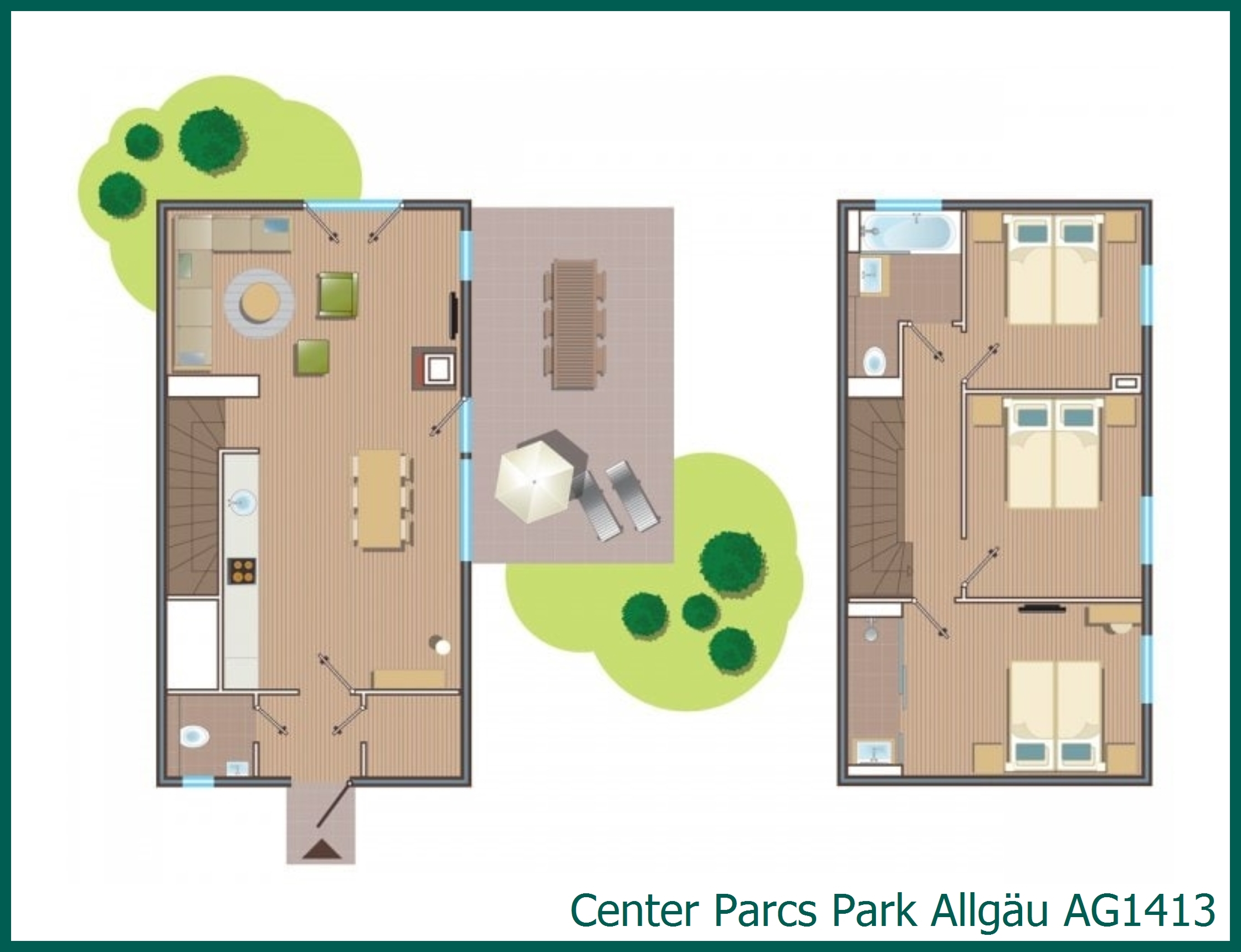 Premium-Ferienhaus AG1413 in Park Allgäu