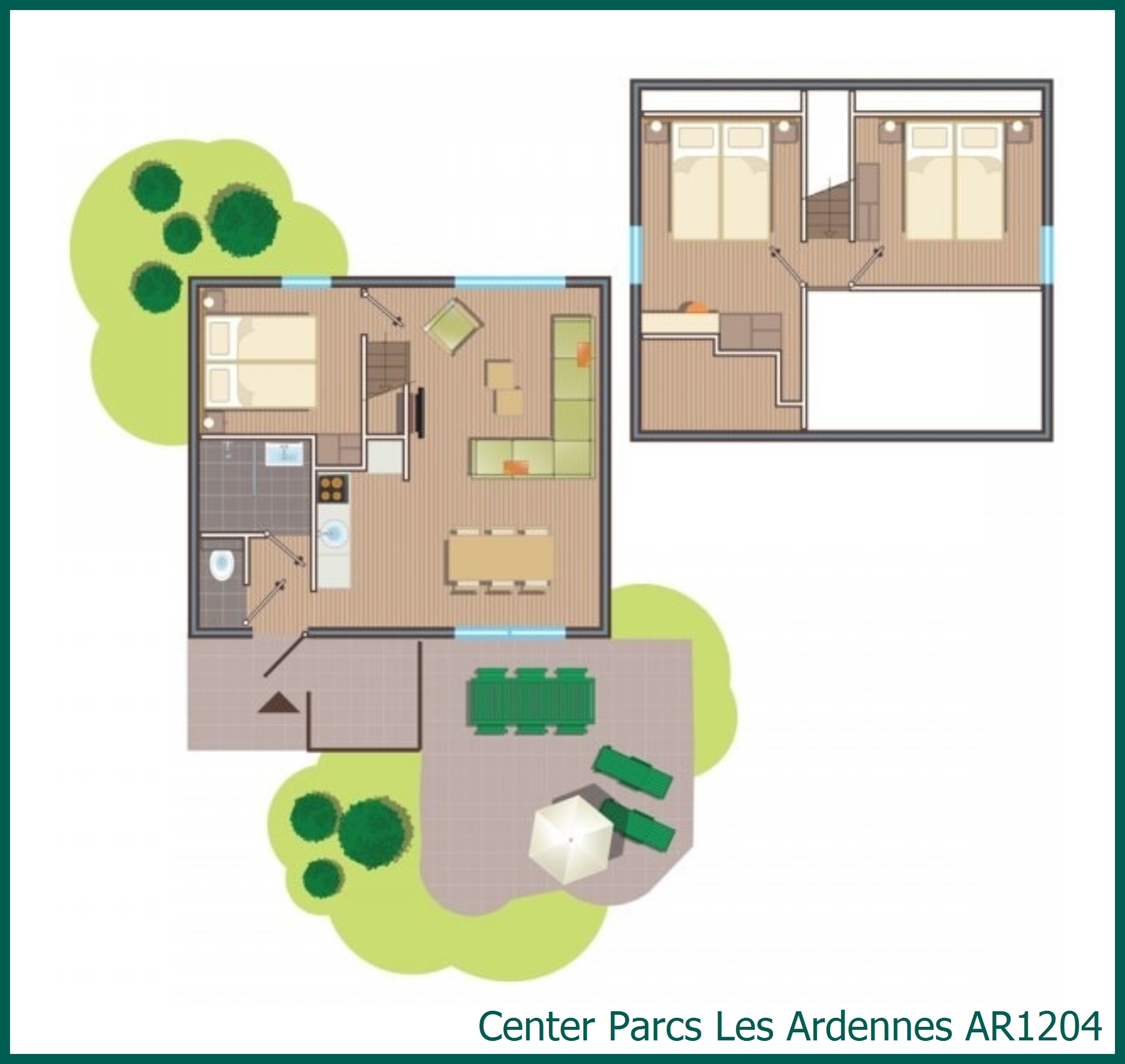 Comfort-Ferienhaus AR1204 in Les Ardennes