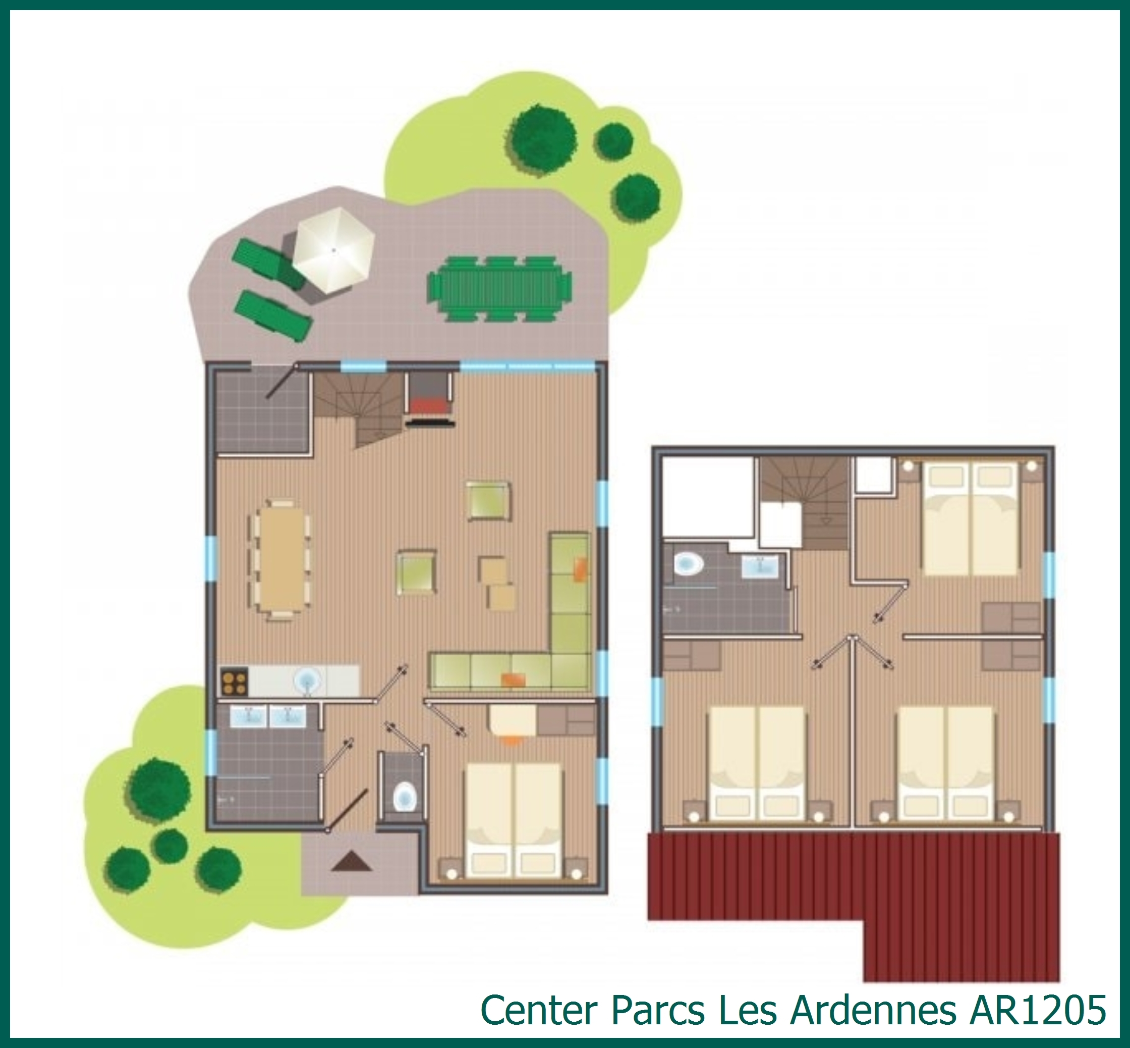 Comfort-Ferienhaus AR1205 in Les Ardennes