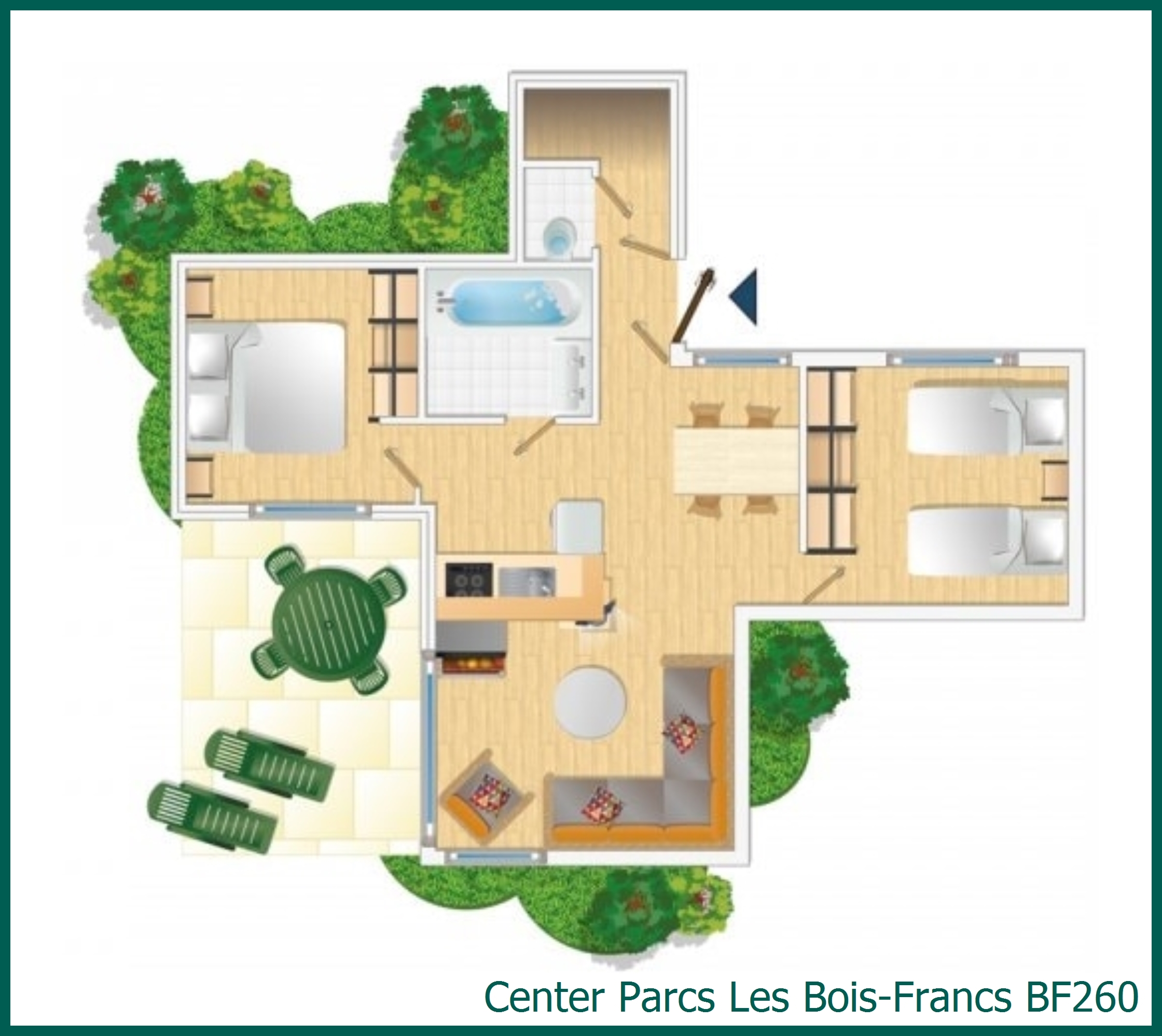 Comfort-Ferienhaus BF260 in Les Bois-Francs