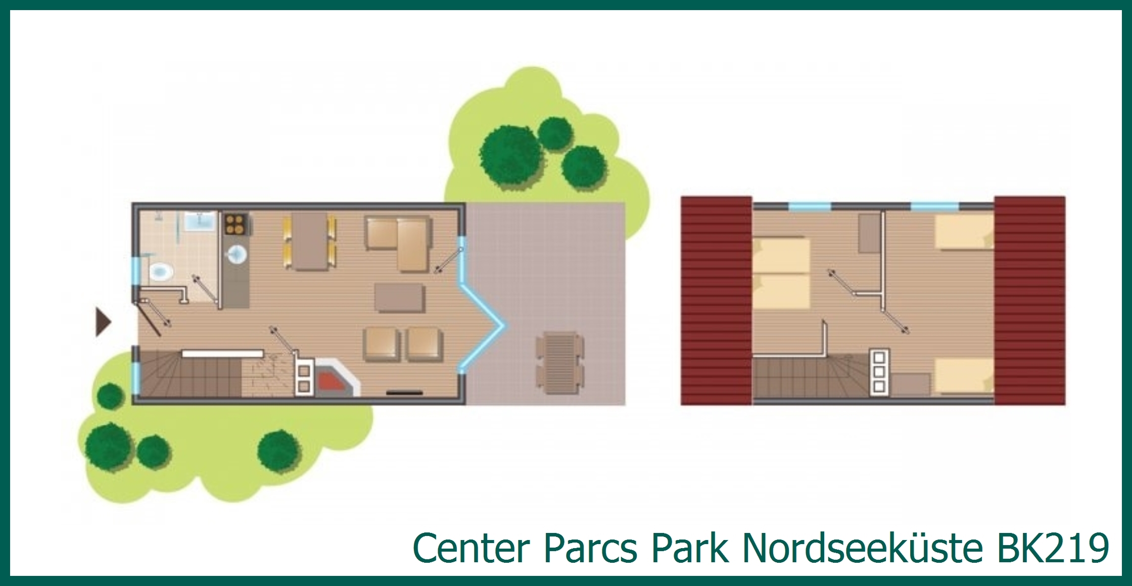 Comfort-Ferienhaus BK219 in Park Nordseeküste
