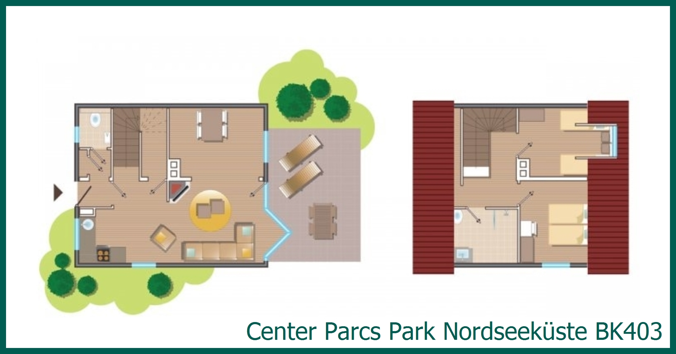 Premium-Ferienhaus BK403 in Park Nordseeküste