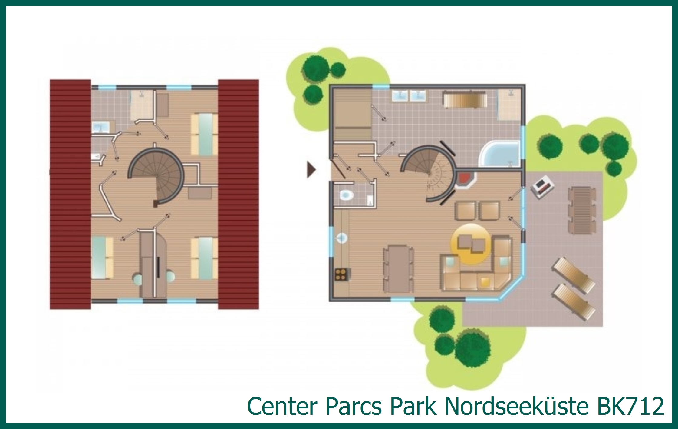 VIP-Ferienhaus BK712 in Park Nordseeküste