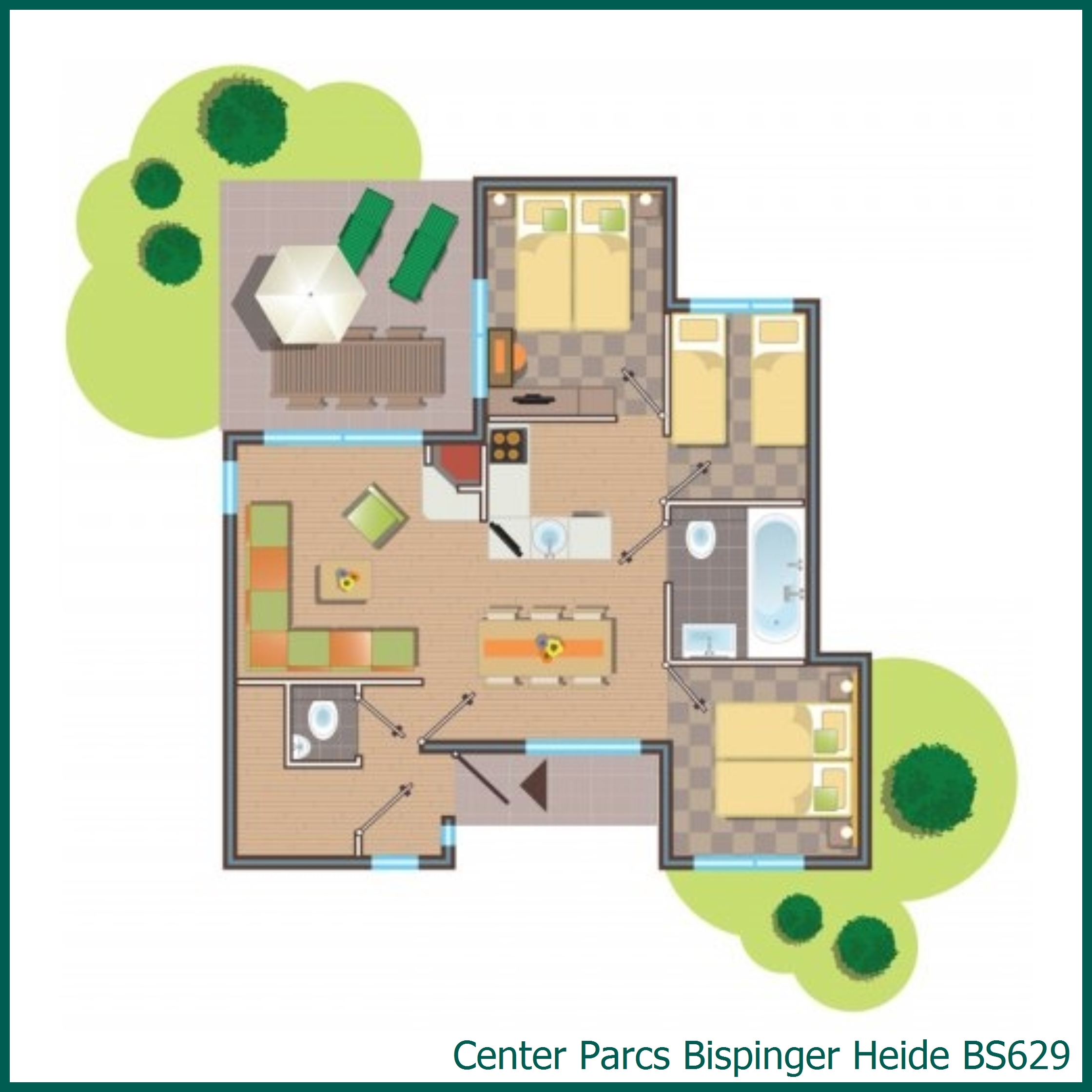 Ferienhaus BS629 in Bispinger Heide