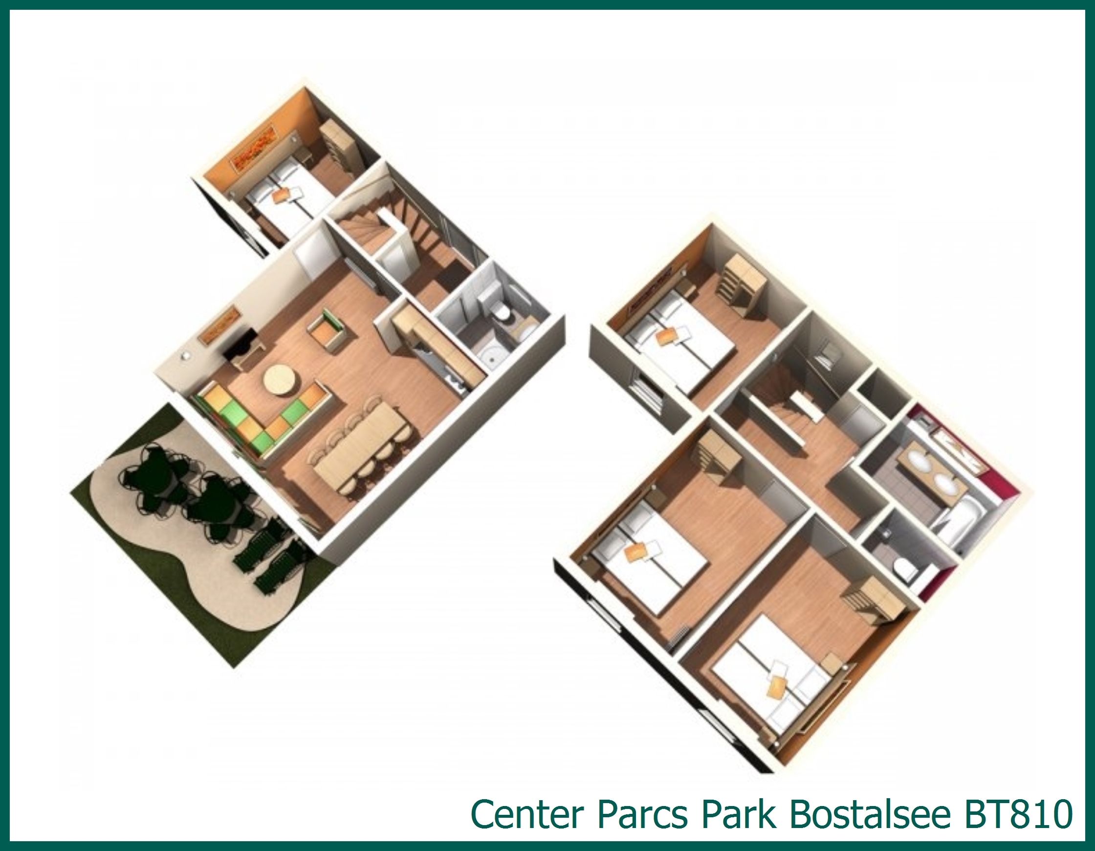 Comfort-Ferienhaus BT810 in Park Bostalsee