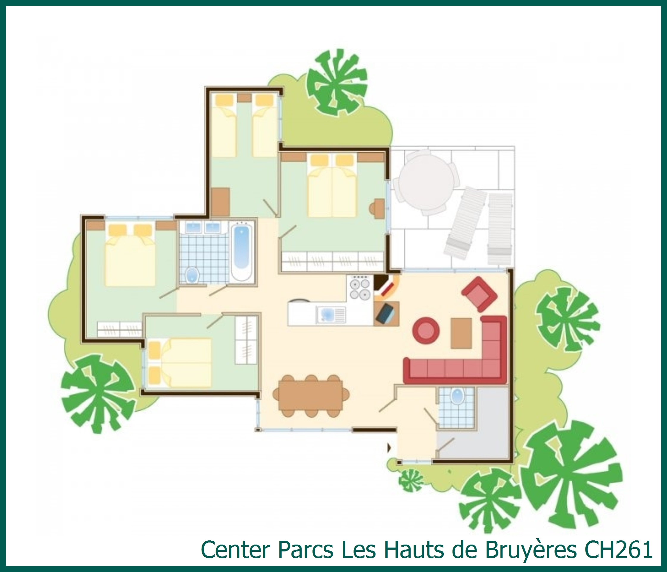 Ferienhaus CH261 in Les Hauts de Bruyères