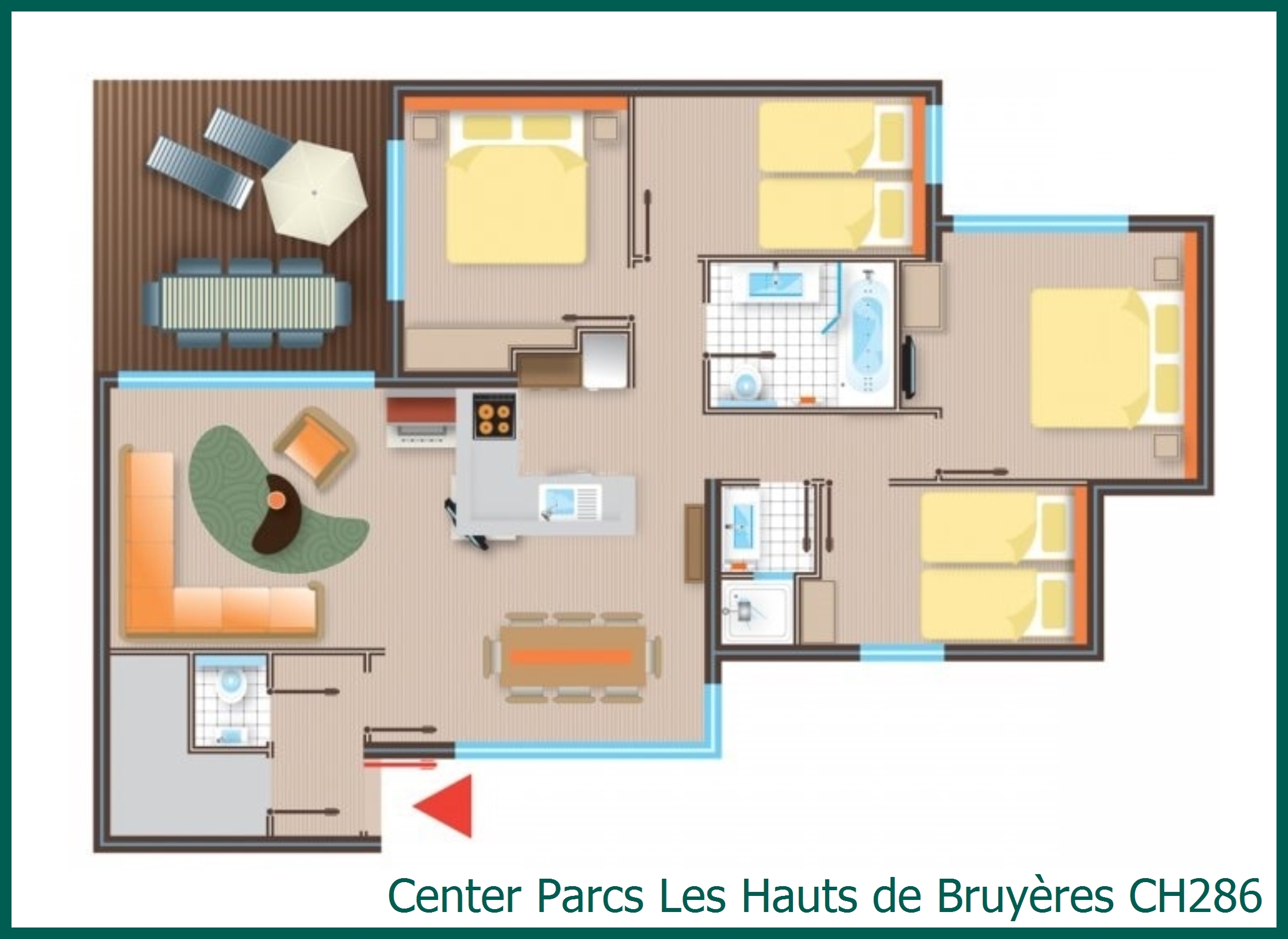 Ferienhaus CH286 in Les Hauts de Bruyères