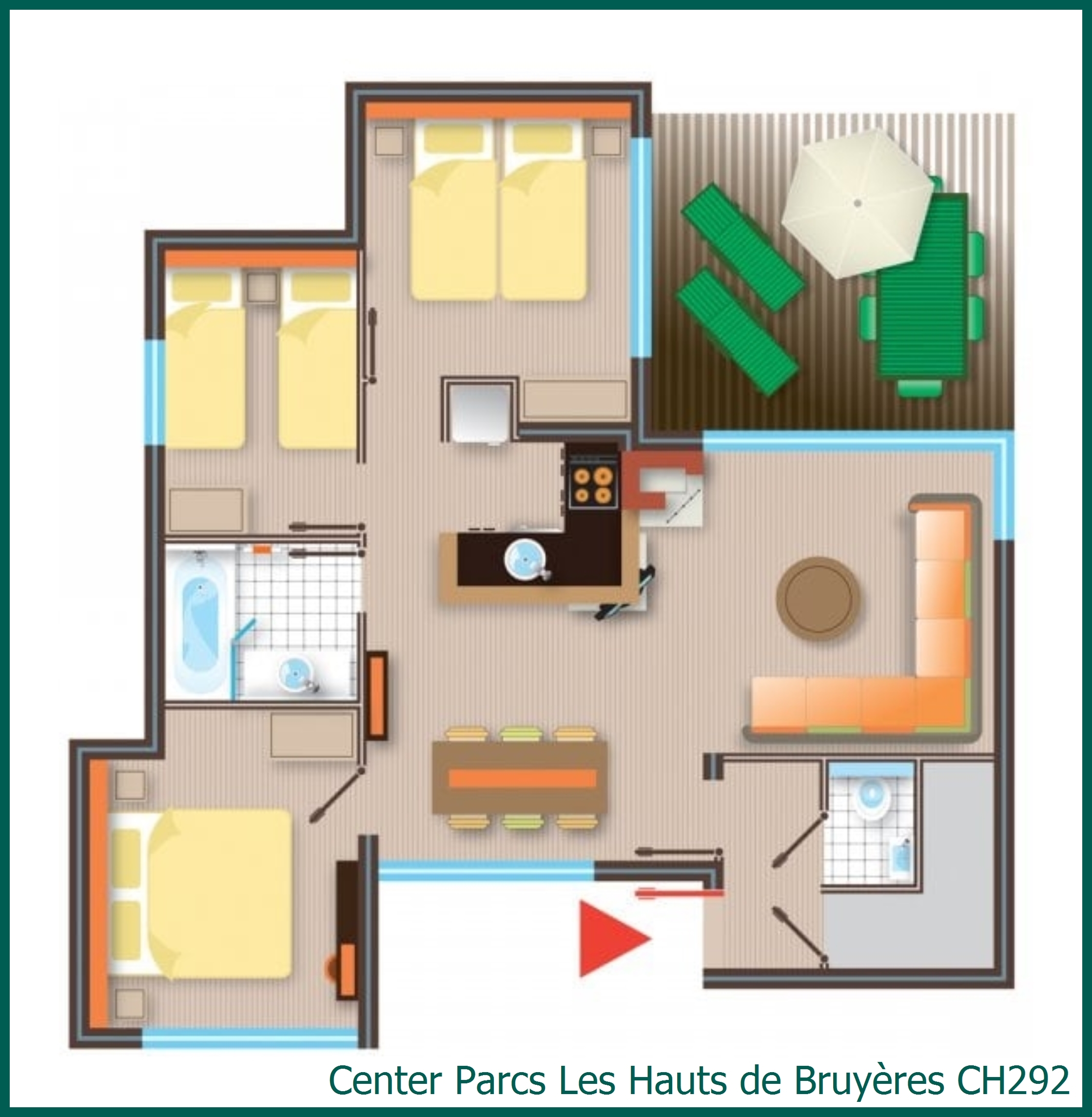 Ferienhaus CH292 in Les Hauts de Bruyères