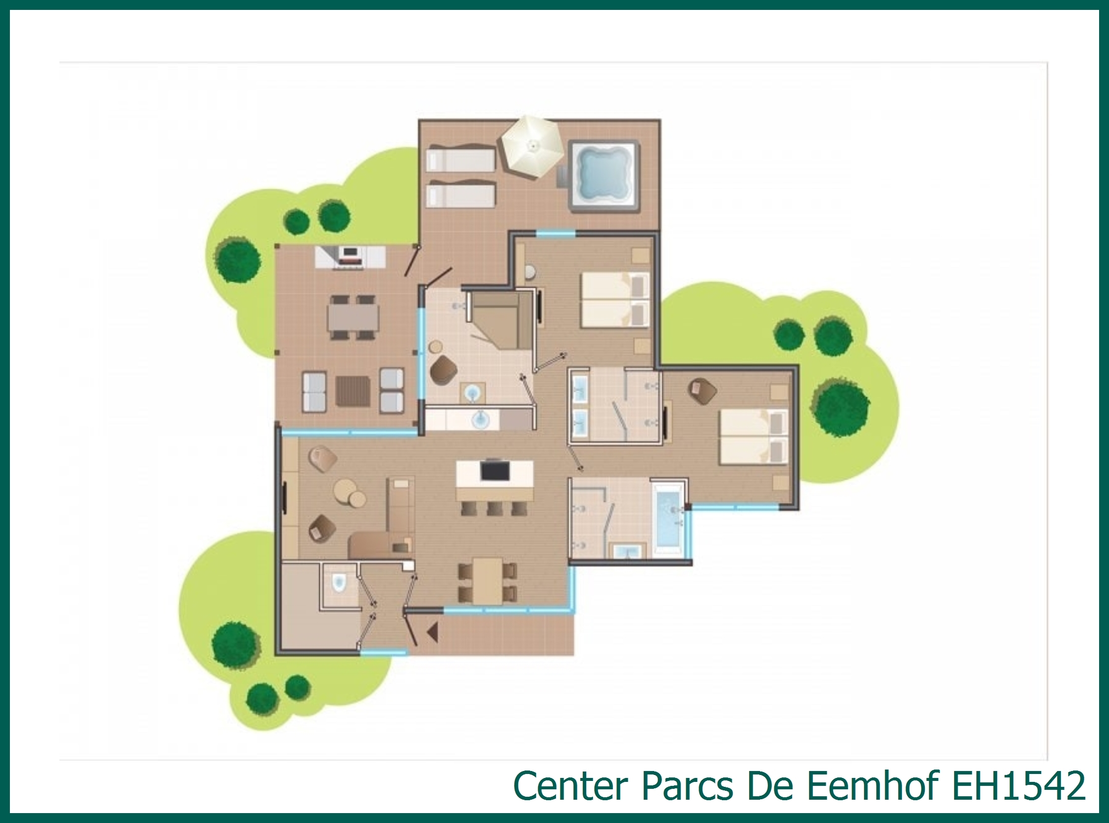 Wellness-Ferienhaus EH1542 in De Eemhof