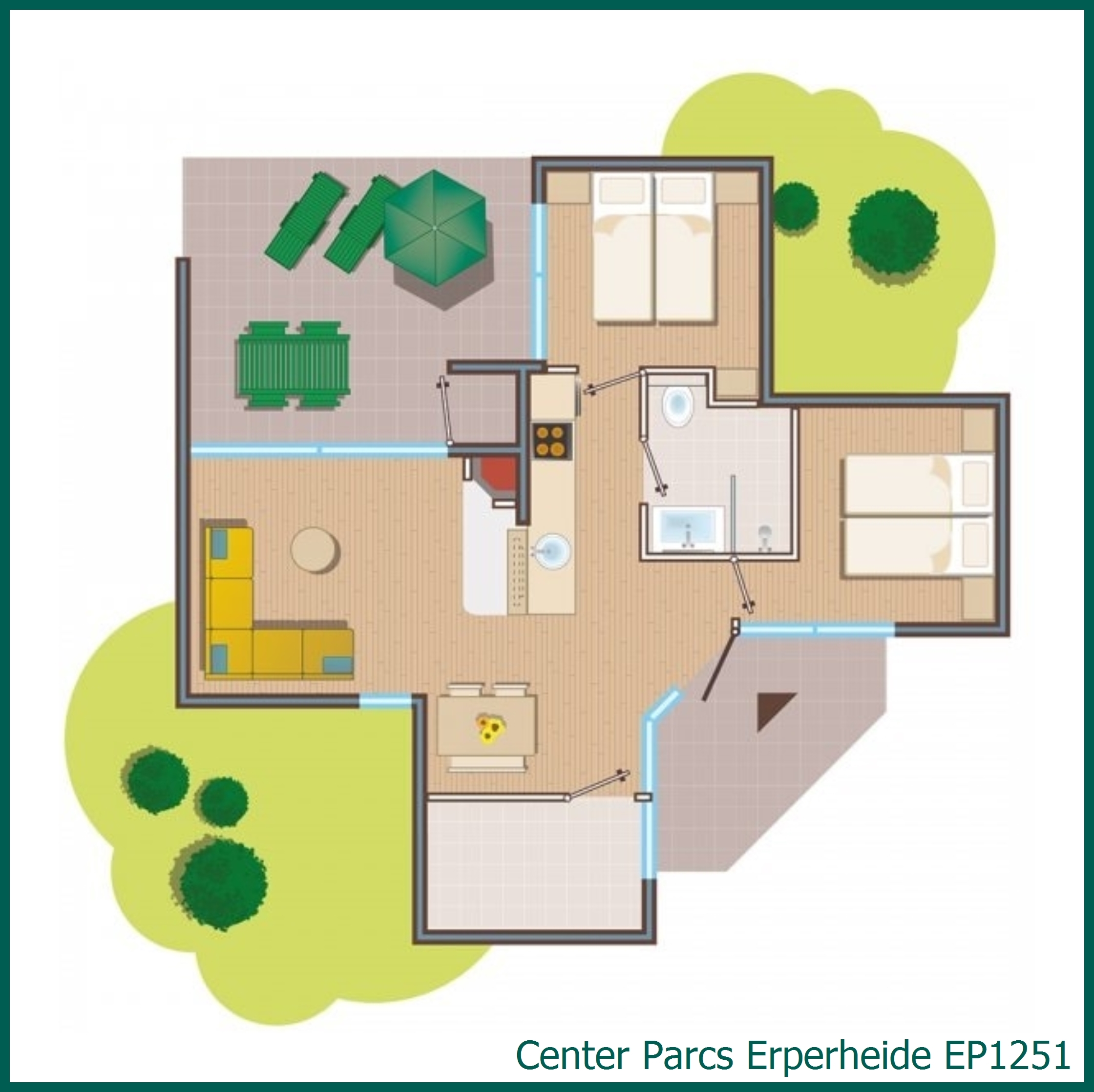 Comfort-Ferienhaus EP1251 in Erperheide