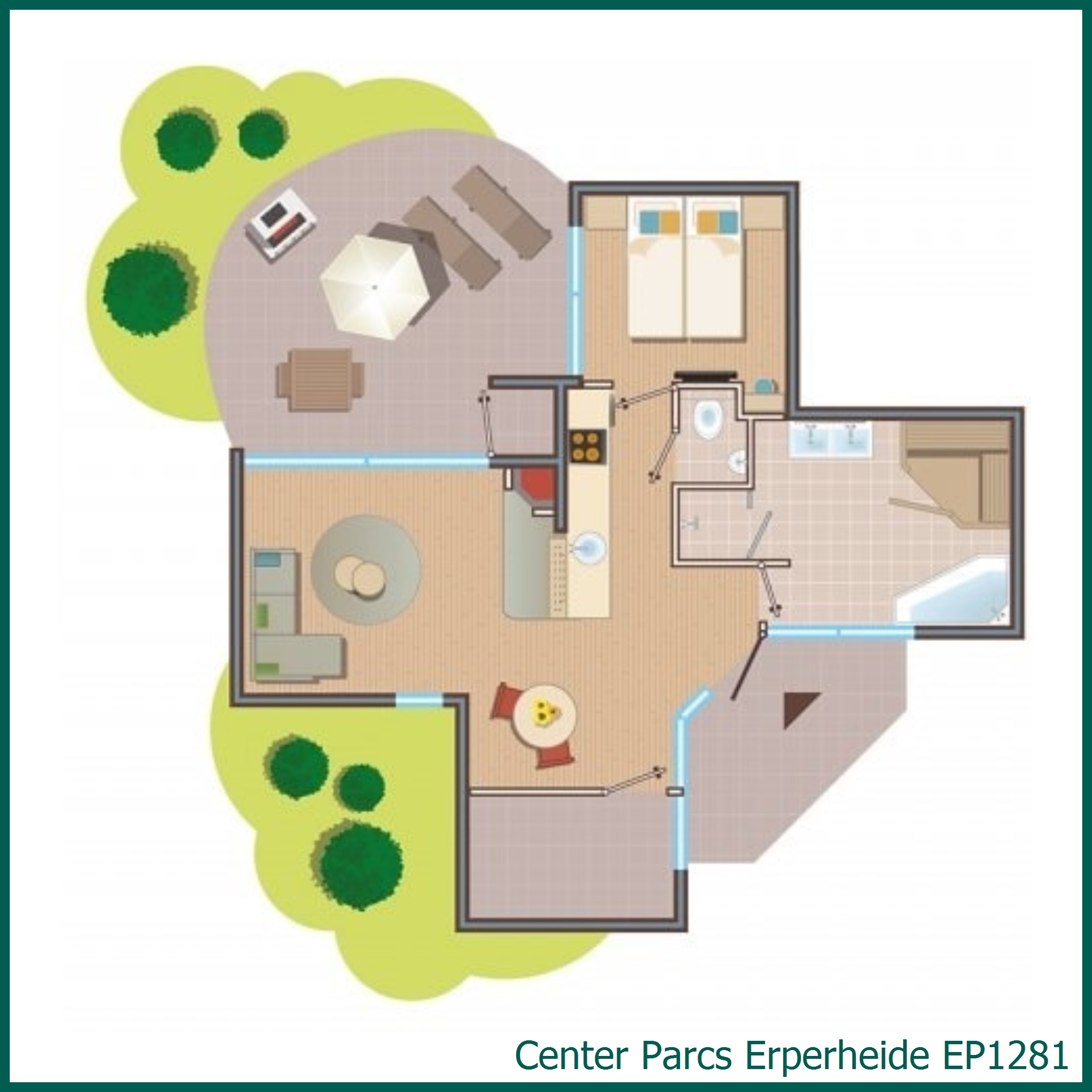 VIP-Ferienhaus EP1281 in Erperheide