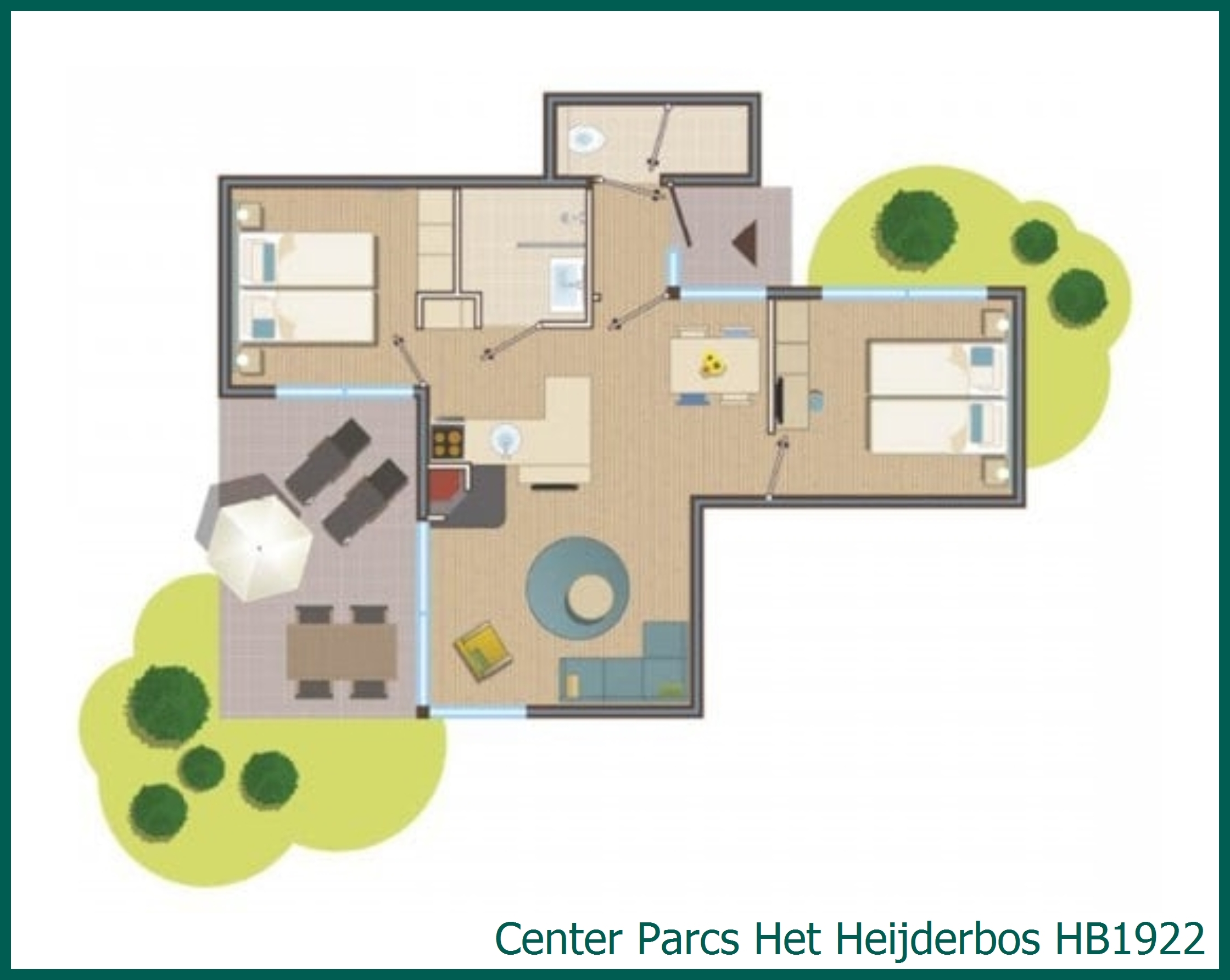 Premium-Ferienhaus HB1922 in Het Heijderbos