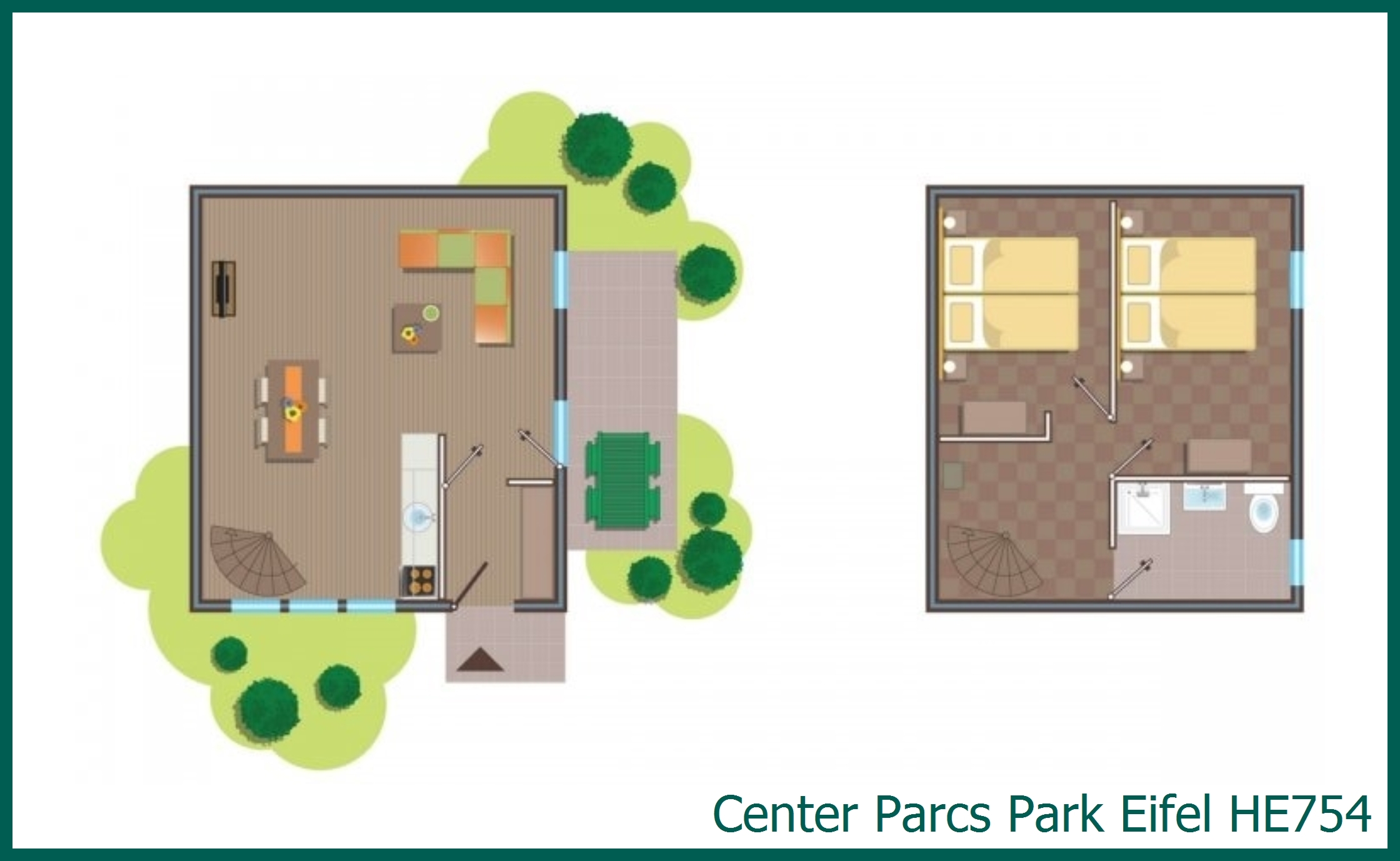 Ferienhaus HE754 in Park Eifel