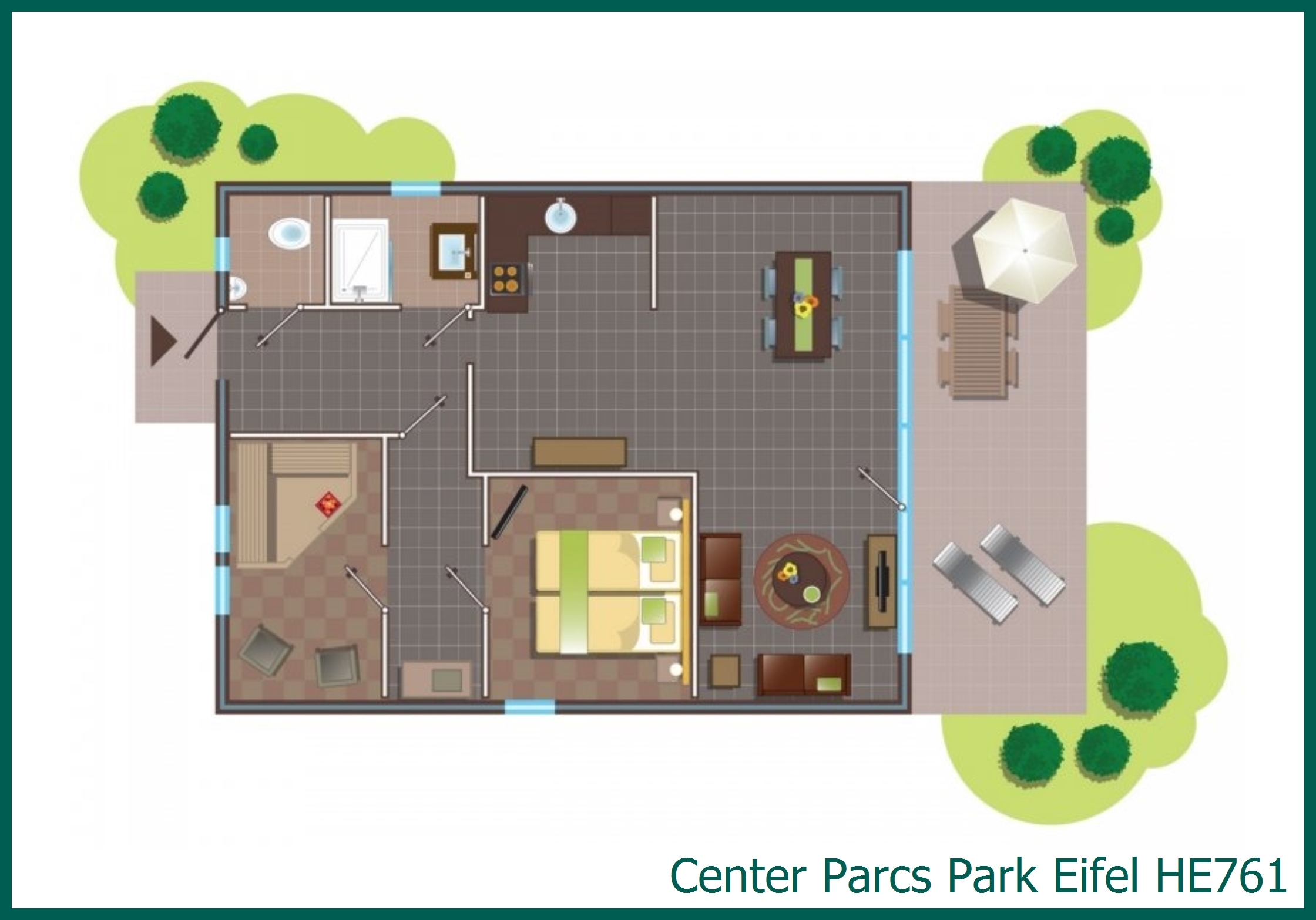 Ferienhaus HE761 in Park Eifel