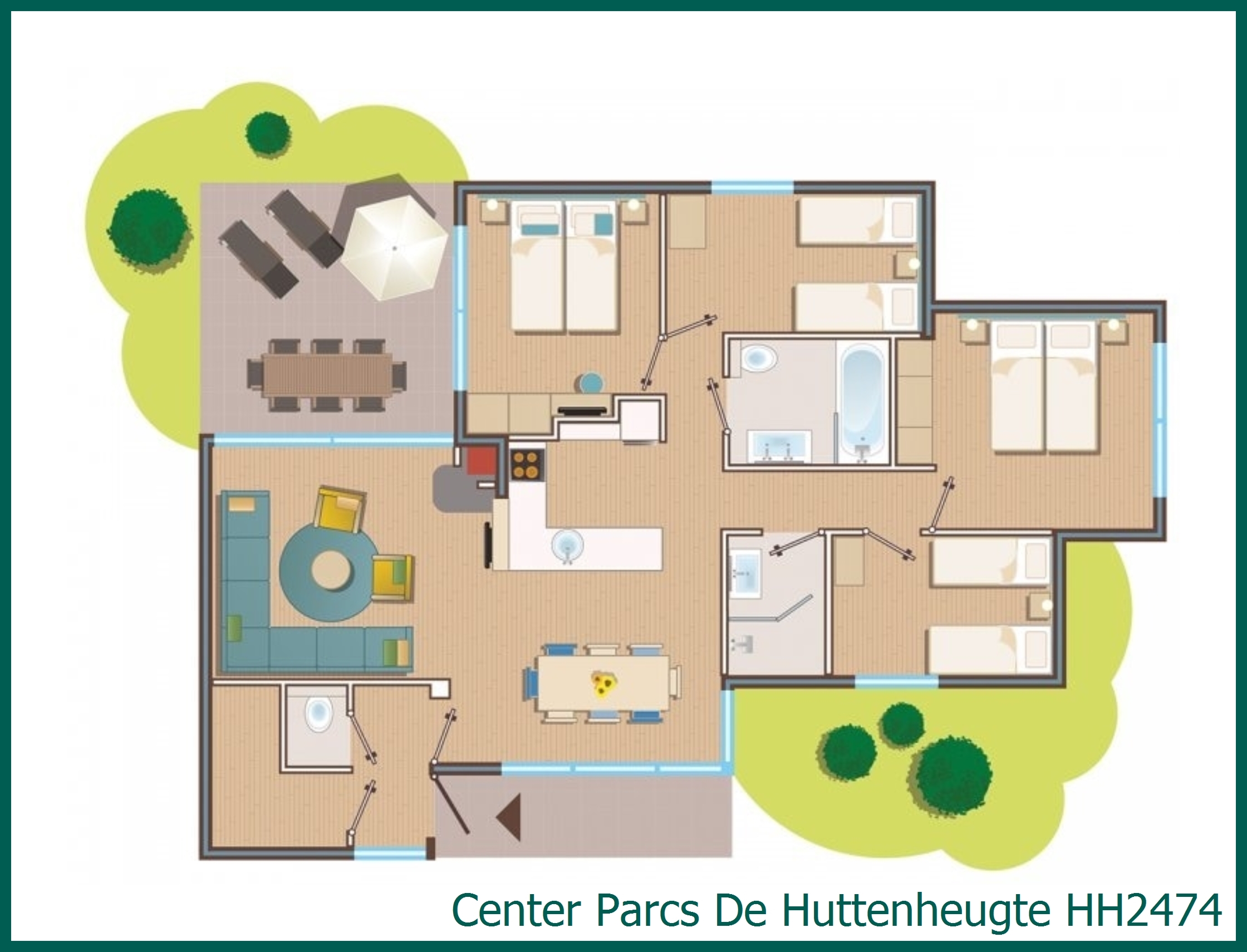 Premium-Ferienhaus HH2474 in De Huttenheugte