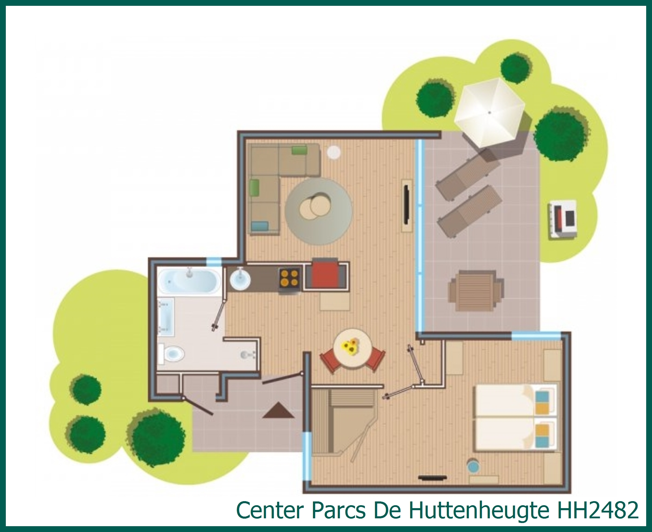 VIP-Ferienhaus HH2482 in De Huttenheugte