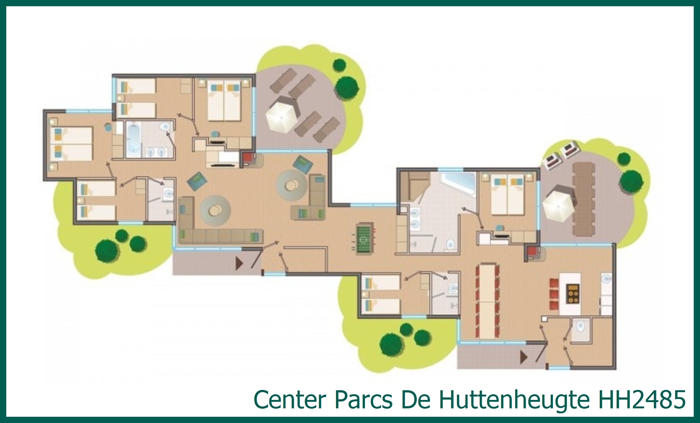 VIP-Ferienhaus HH2485 in De Huttenheugte