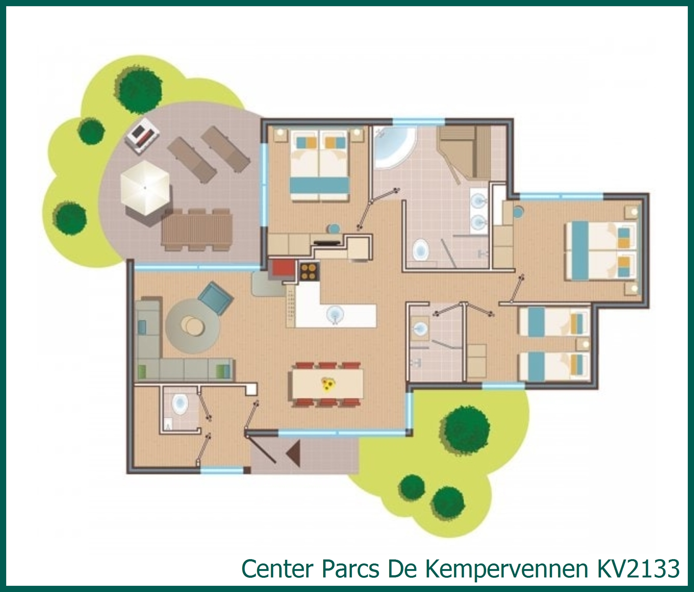 VIP-Ferienhaus KV2133 in De Kempervennen