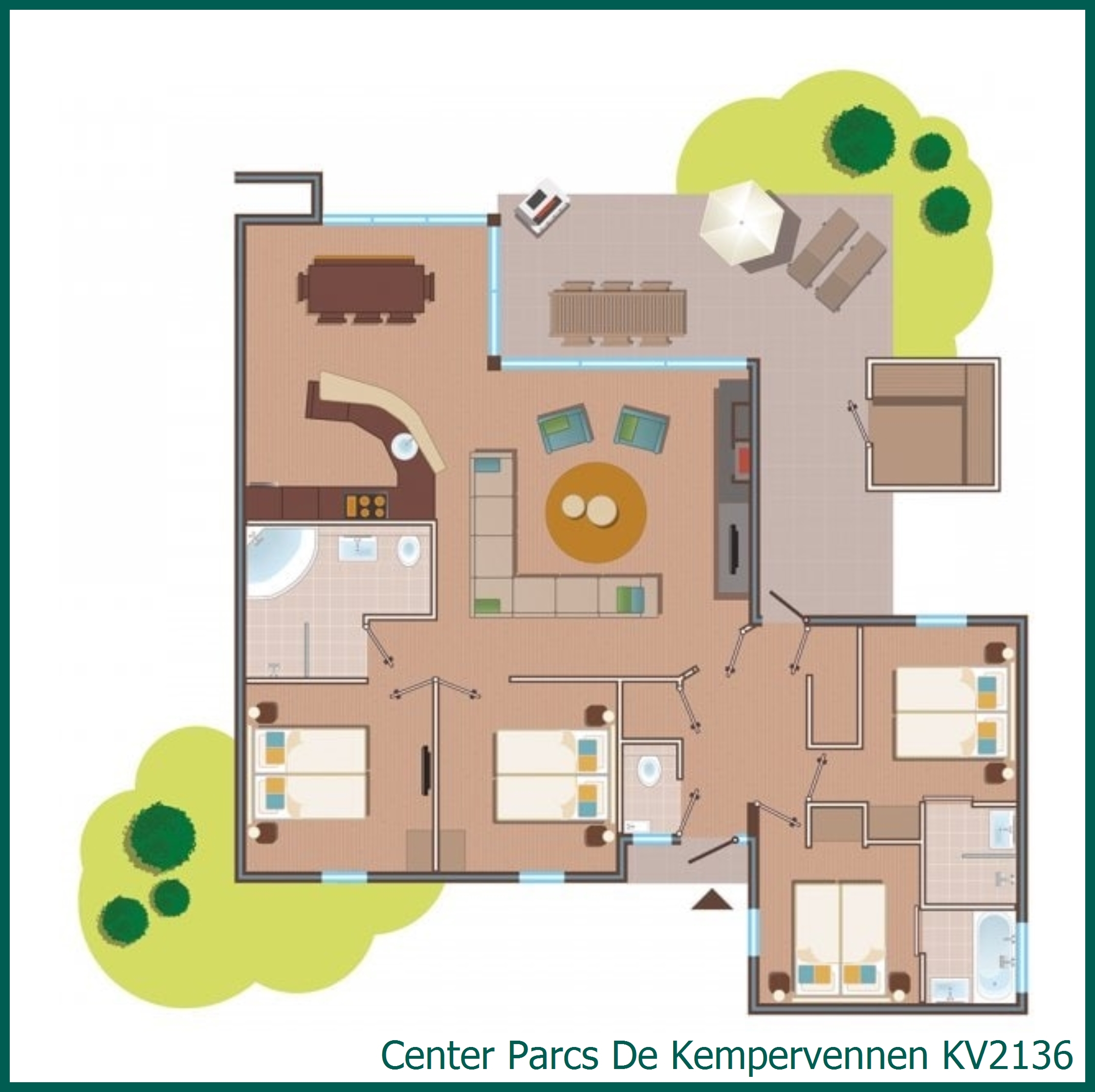 Eden-VIP-Ferienhaus KV2136 in De Kempervennen