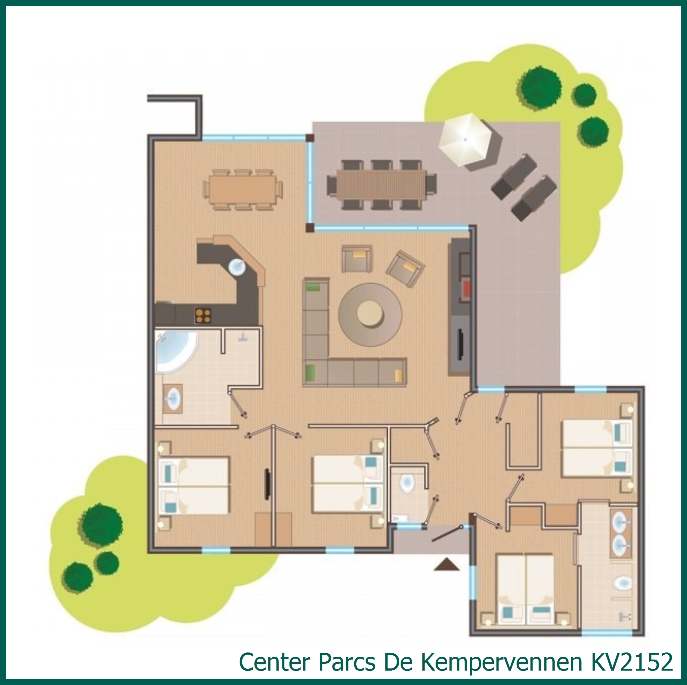 Eden-Premium-Ferienhaus KV2152 in De Kempervennen
