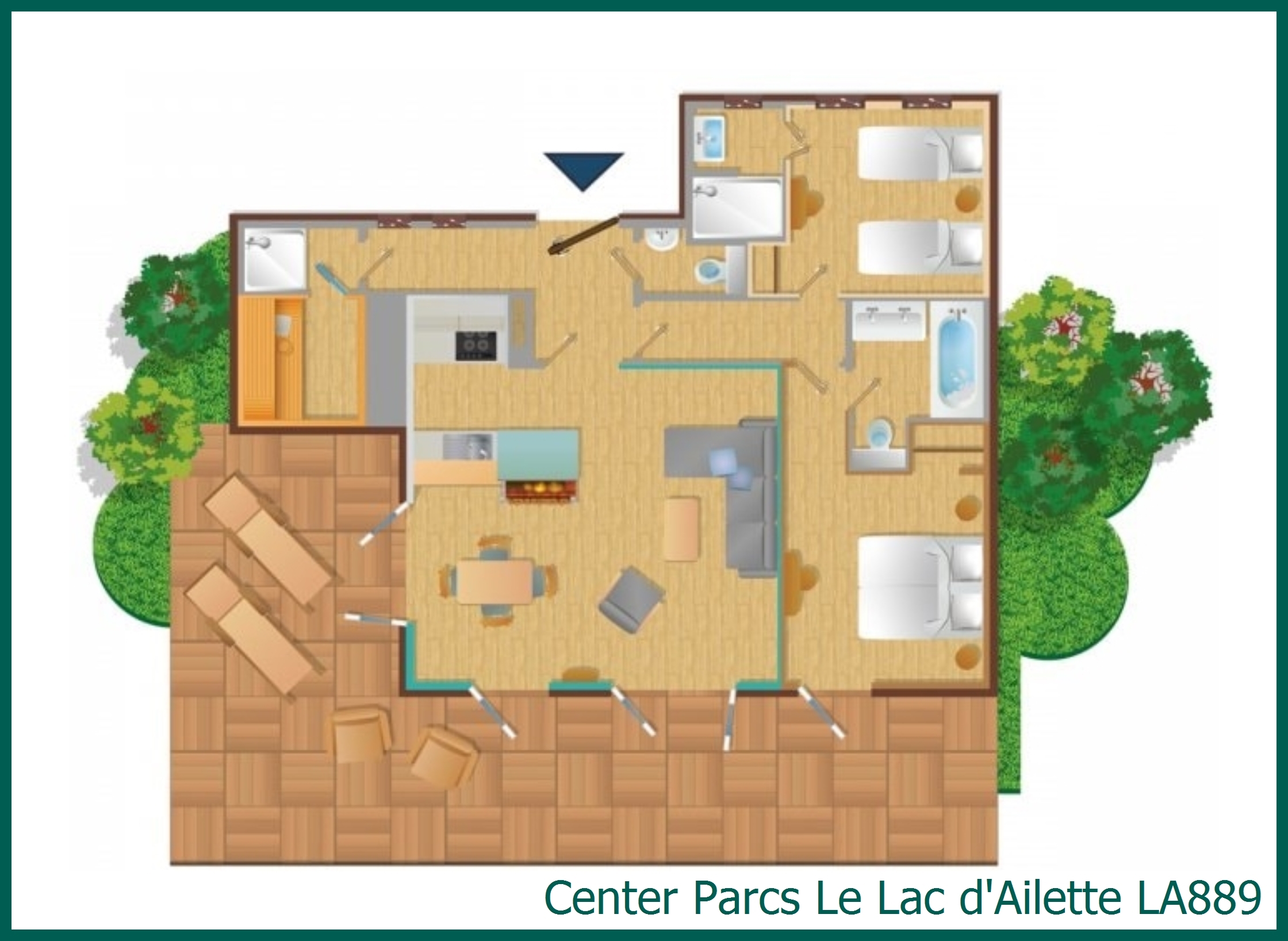 VIP-Ferienhaus LA889 in Le Lac d'Ailette