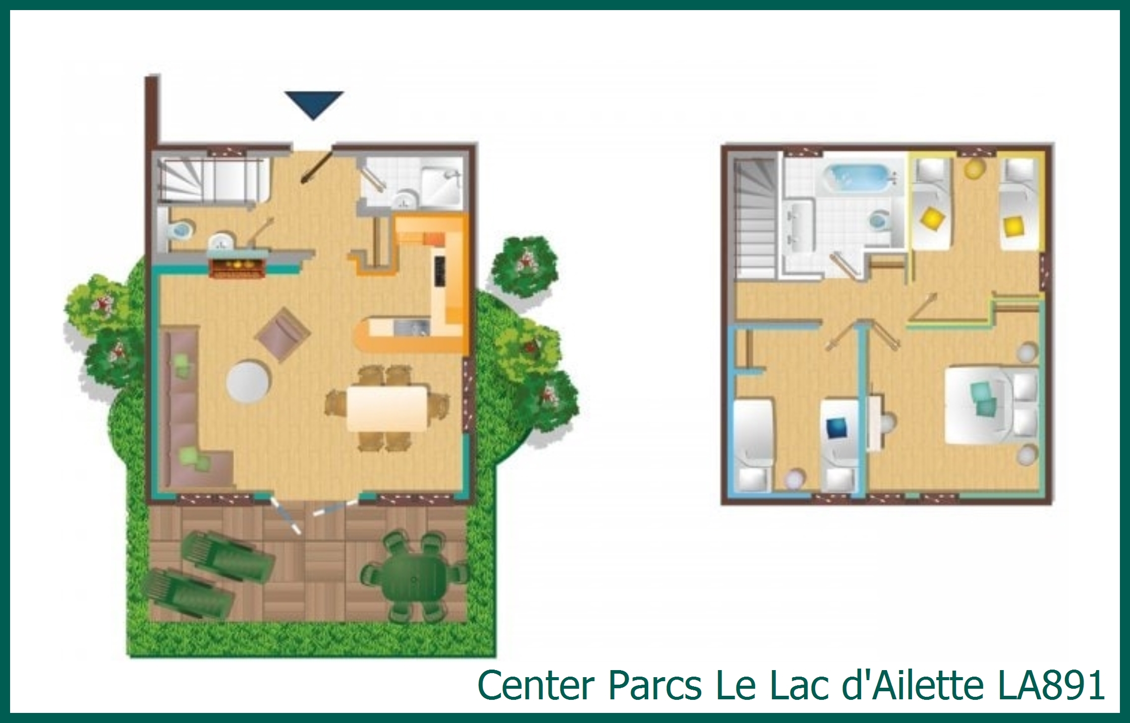 Comfort-Ferienhaus LA891 in Le Lac d'Ailette
