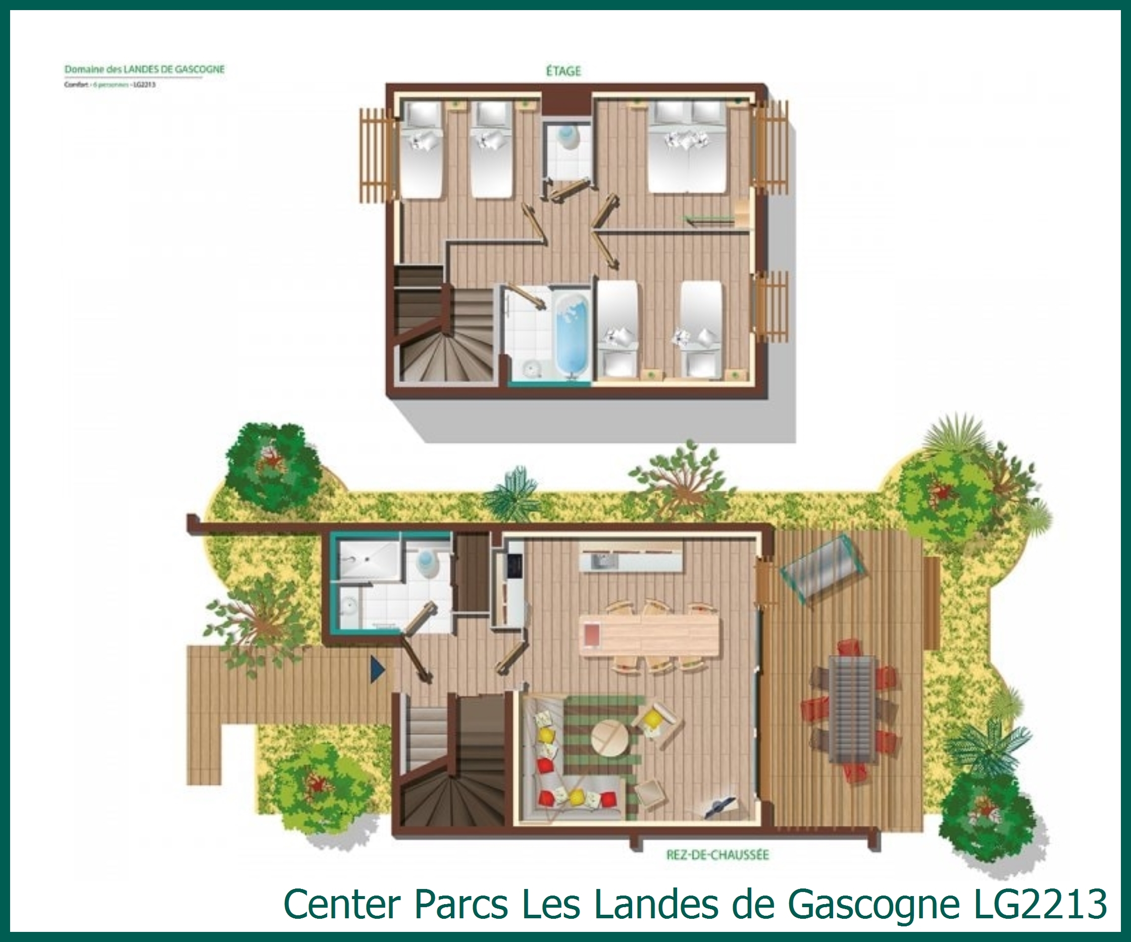 Comfort-Ferienhaus LG2213 in Les Landes de Gascogne