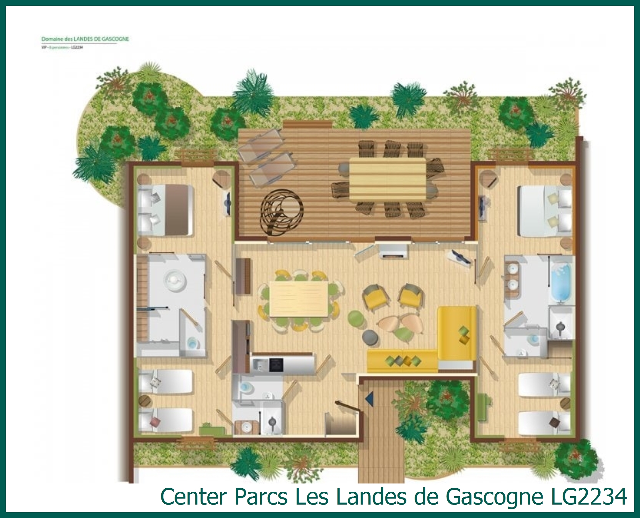 VIP-Ferienhaus LG2234 in Les Landes de Gascogne