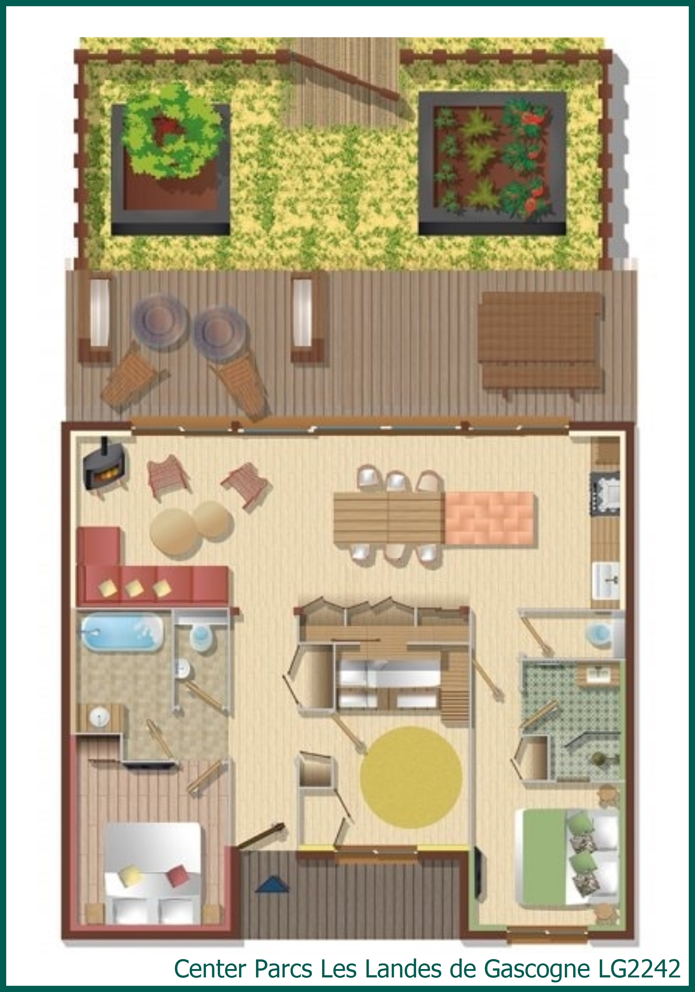 Bauernhof Ferienhaus LG2242 in Les Landes de Gascogne