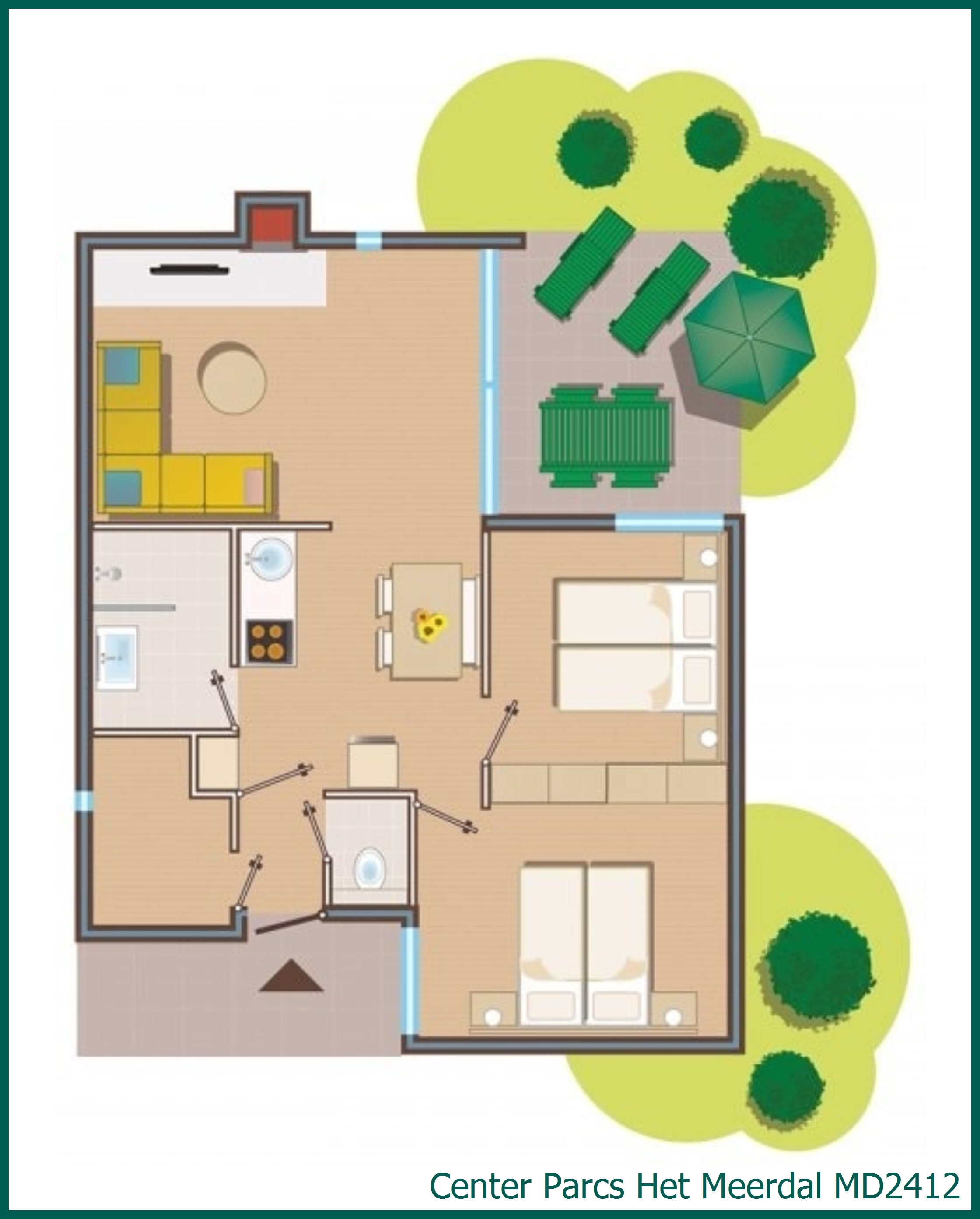 Comfort-Ferienhaus MD2412 in Het Meerdal