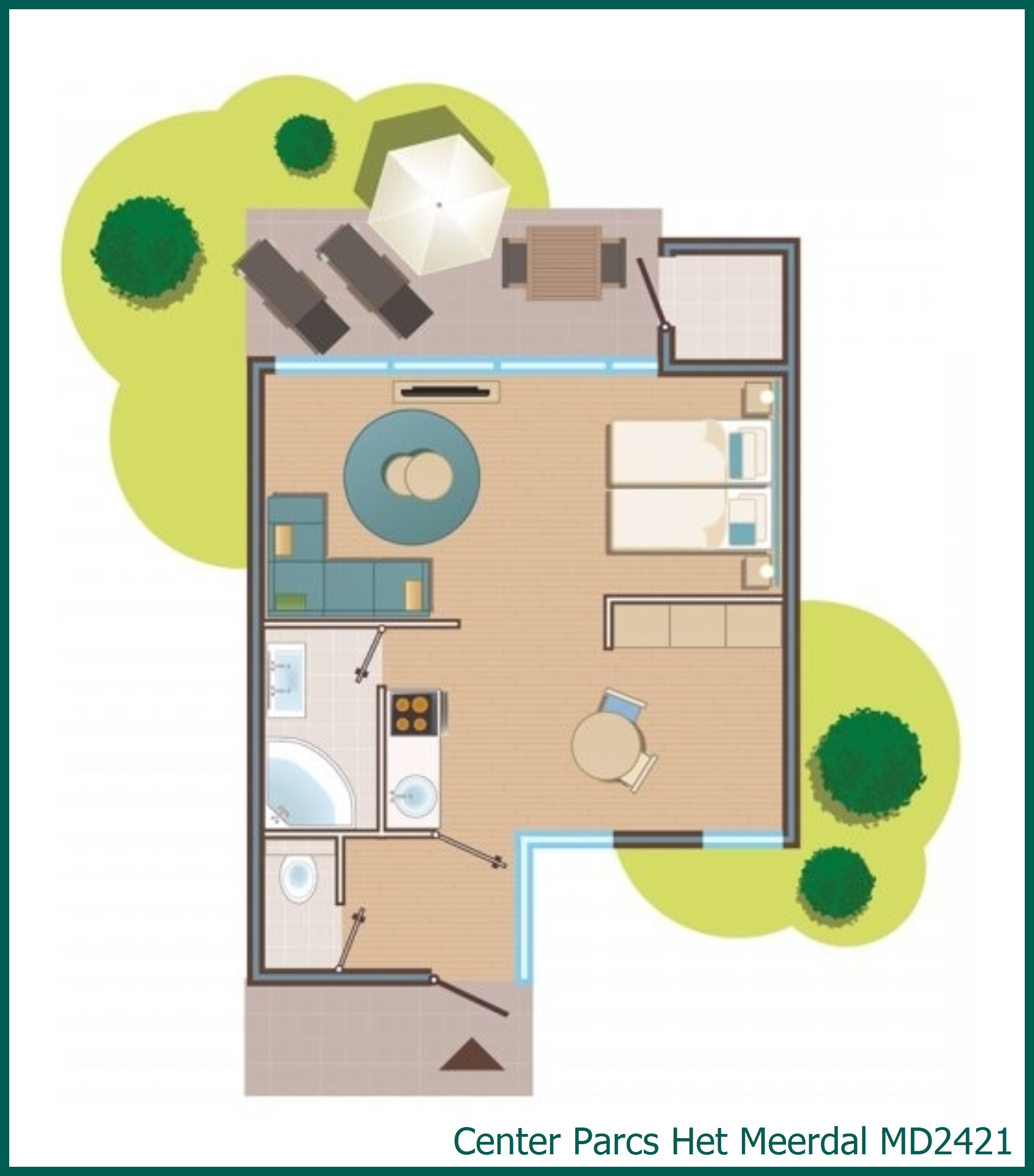 Premium-Ferienhaus MD2421 in Het Meerdal