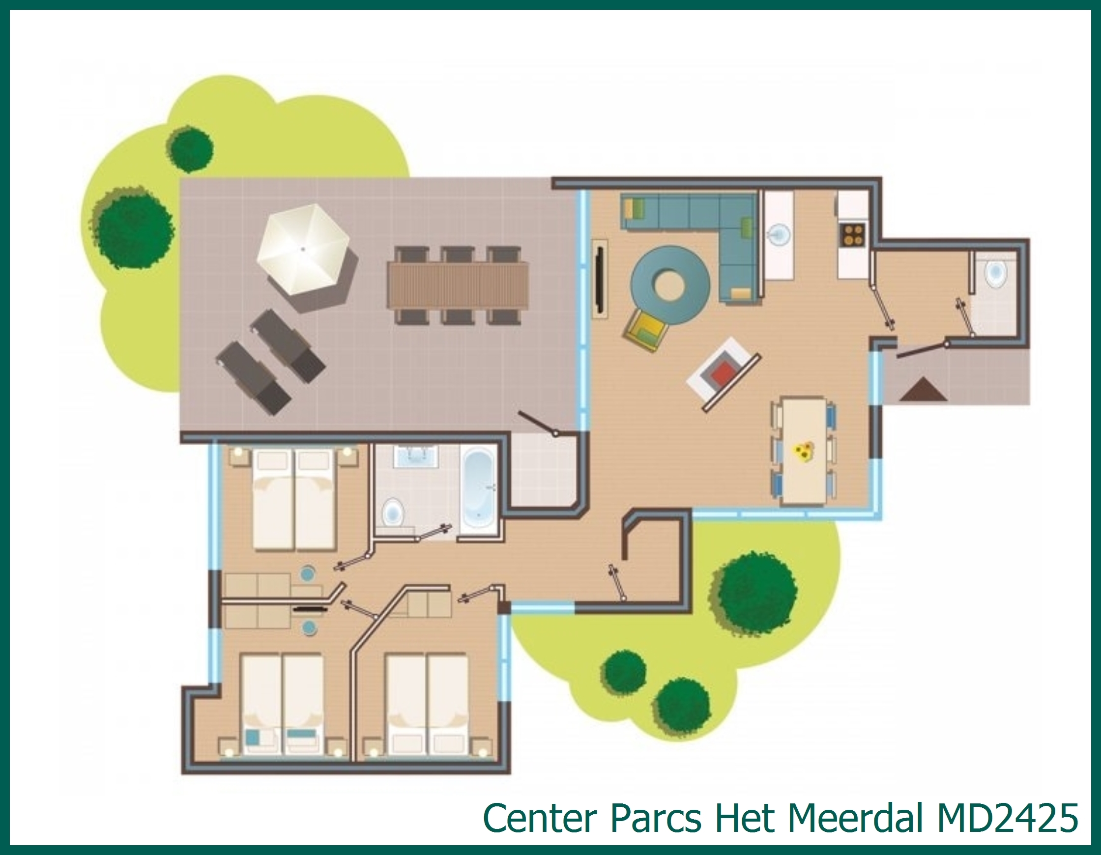 Premium-Ferienhaus MD2425 in Het Meerdal