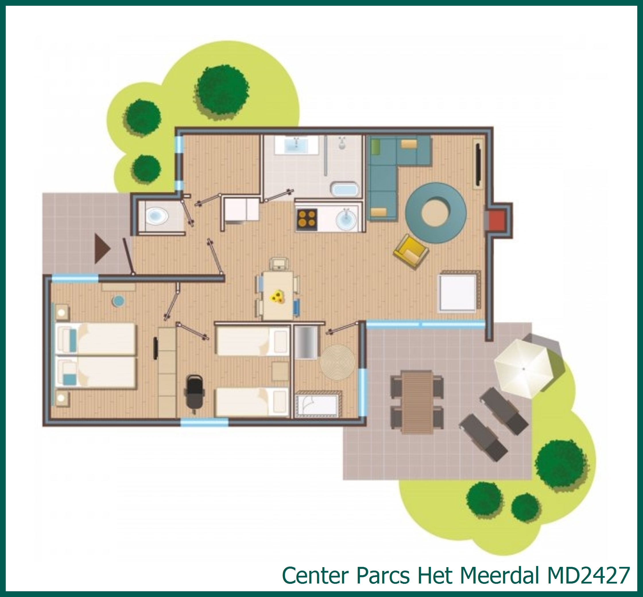 Premium-Baby-Ferienhaus MD2427 in Het Meerdal
