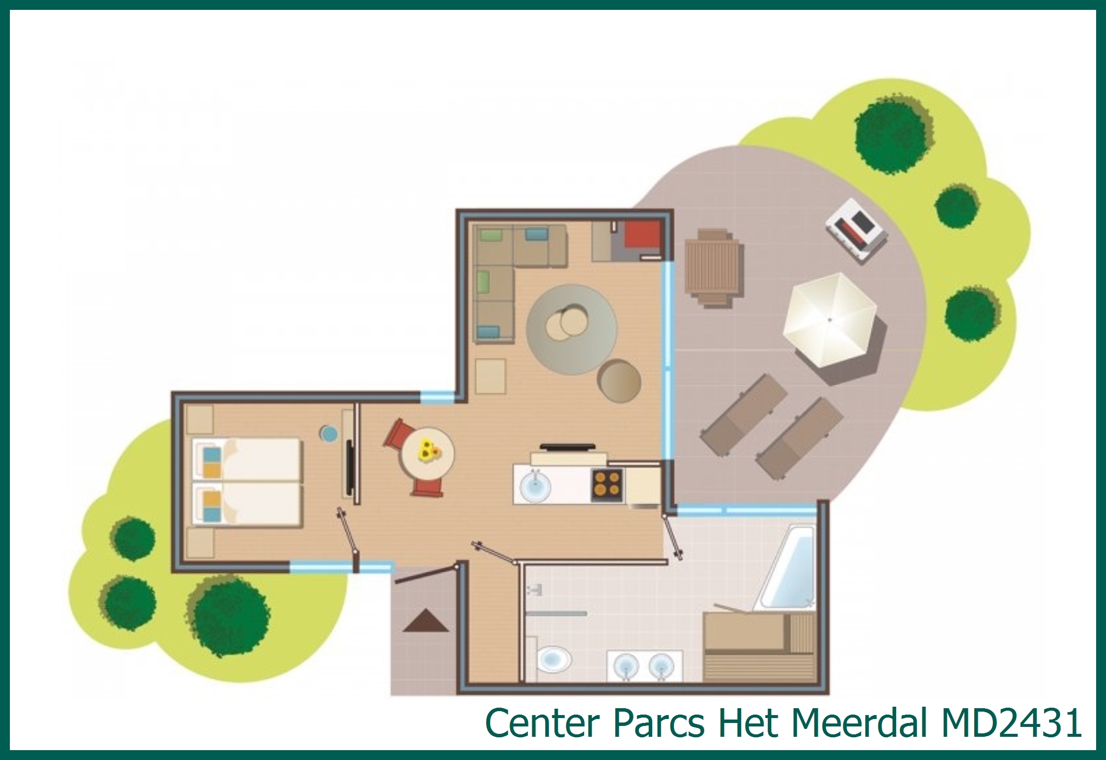 VIP-Ferienhaus MD2431 in Het Meerdal