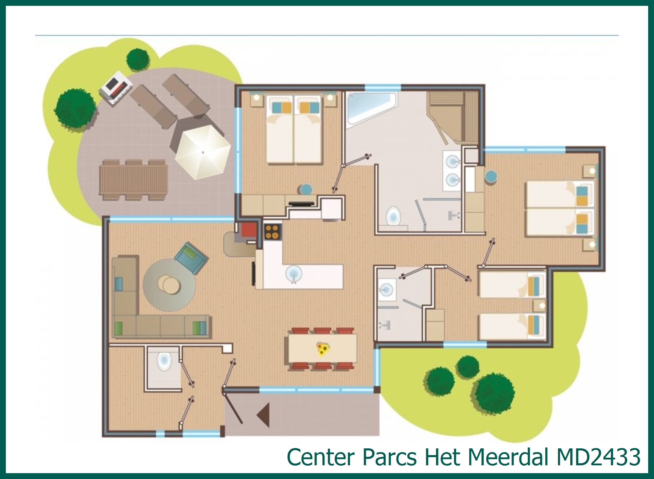 VIP-Ferienhaus MD2433 in Het Meerdal