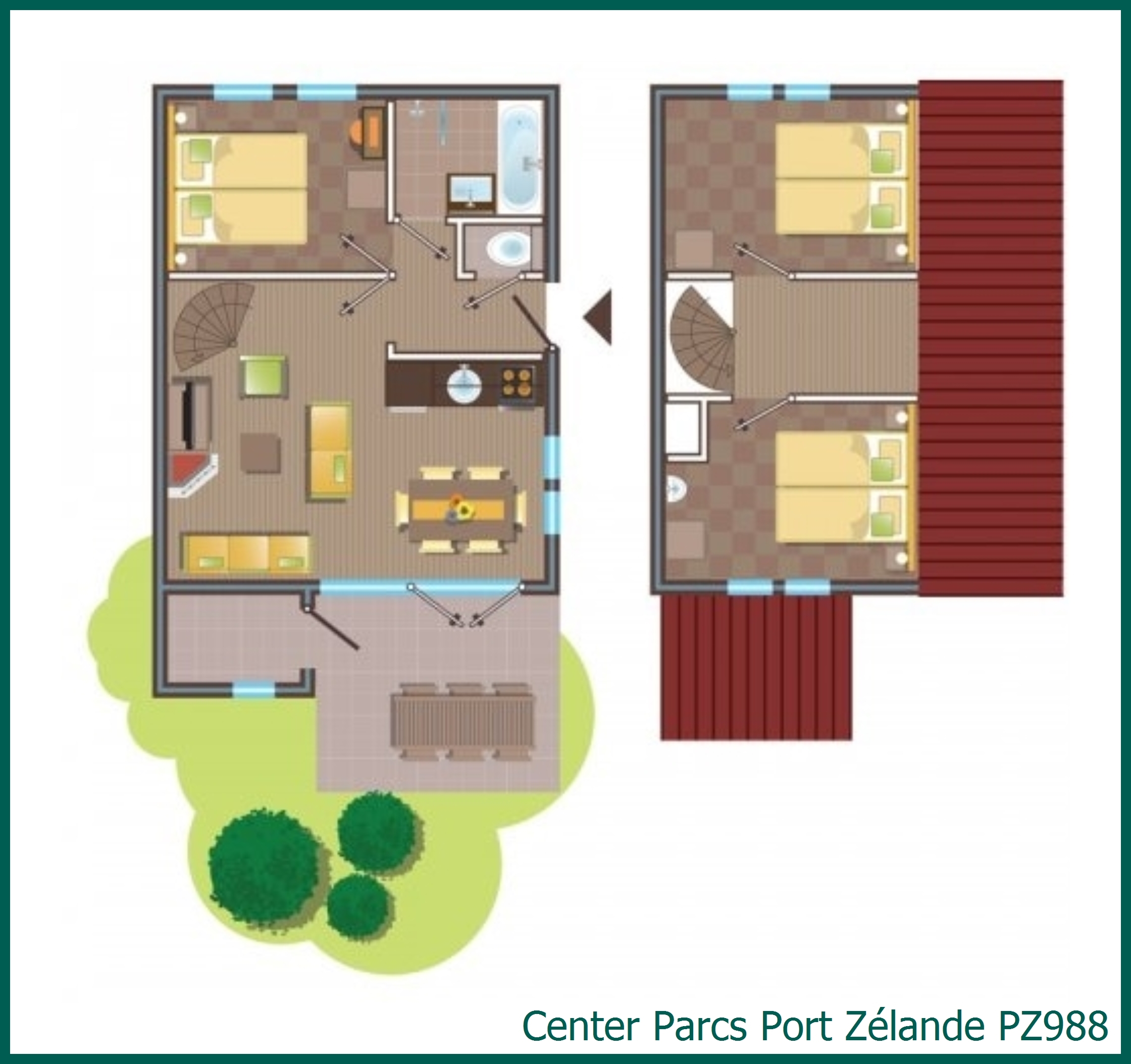 Premium-Ferienhaus rollstuhlgerecht PZ988 in Port Zélande