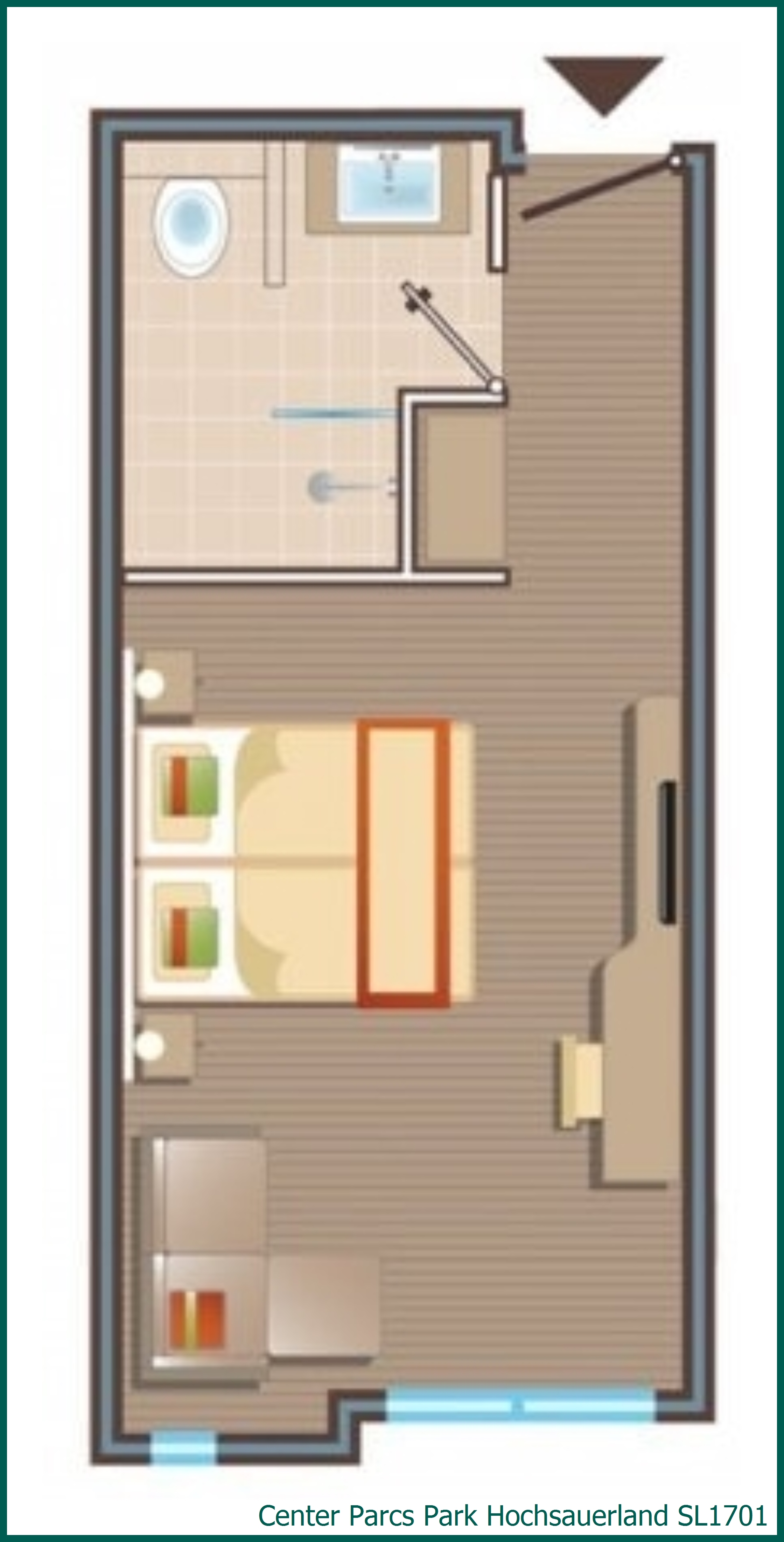 Hotel-Hotelzimmer SL1701 in Park Hochsauerland