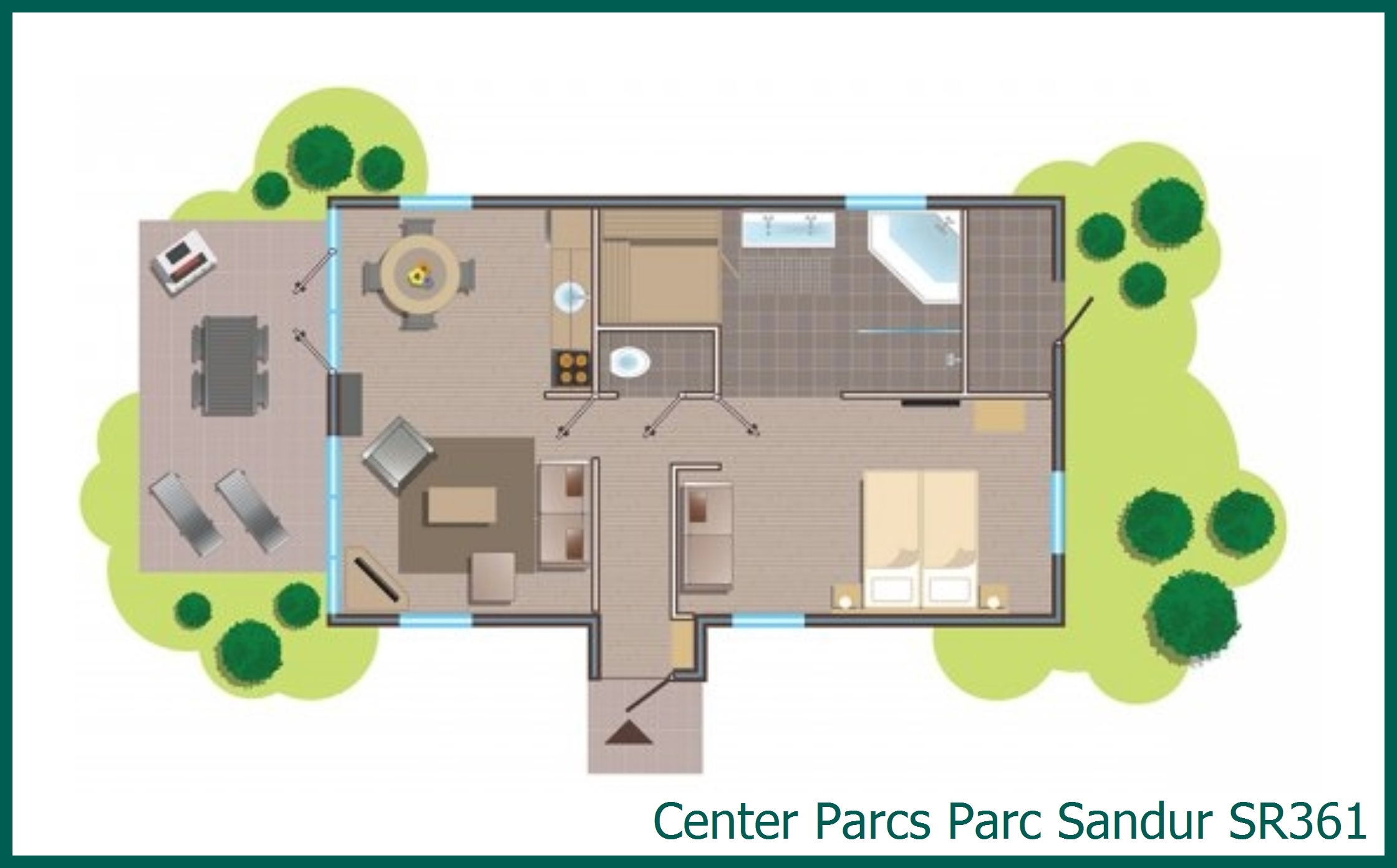 VIP-Ferienhaus SR361 in Parc Sandur