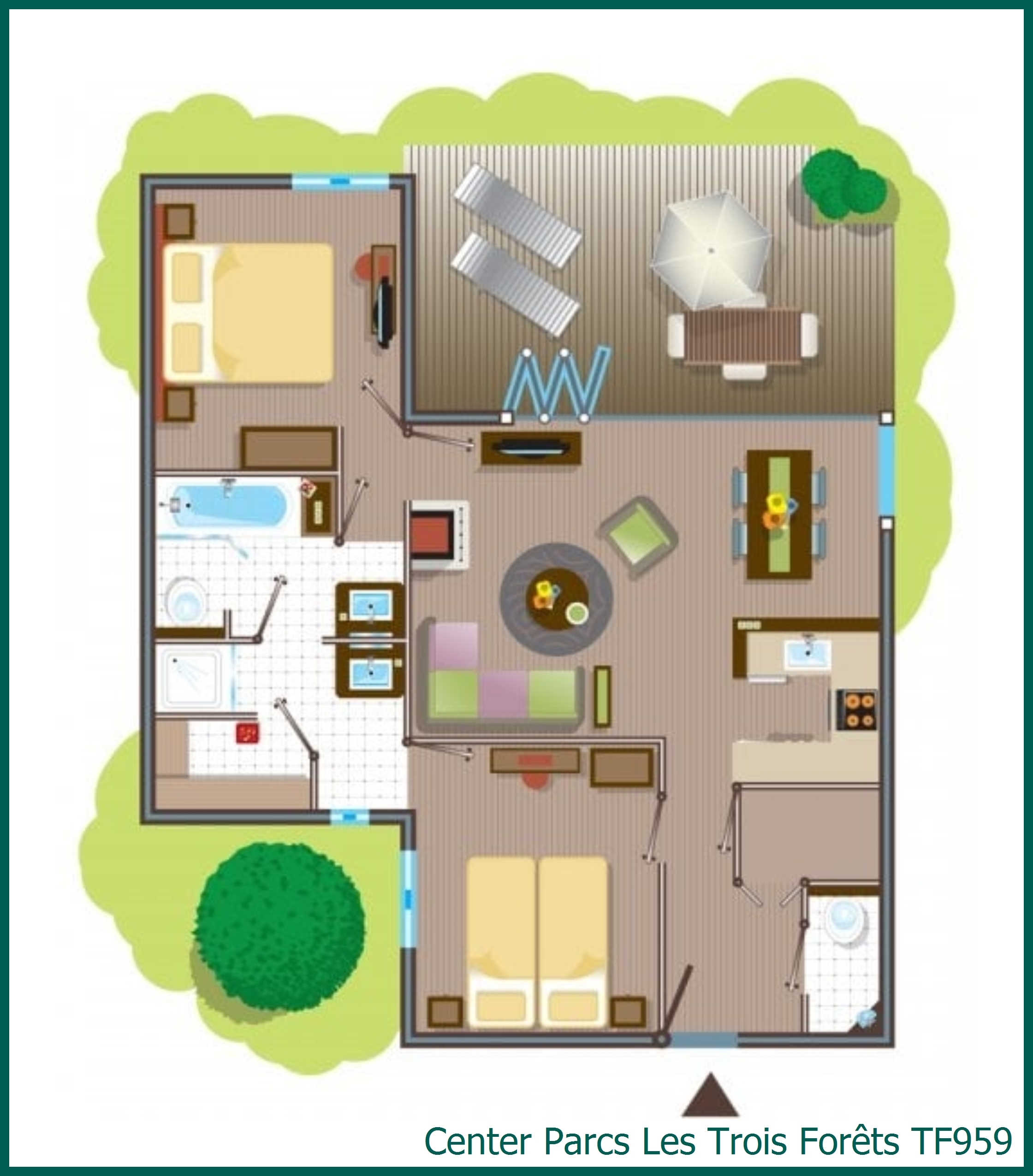 VIP-Ferienhaus TF959 in Les Trois Forêts