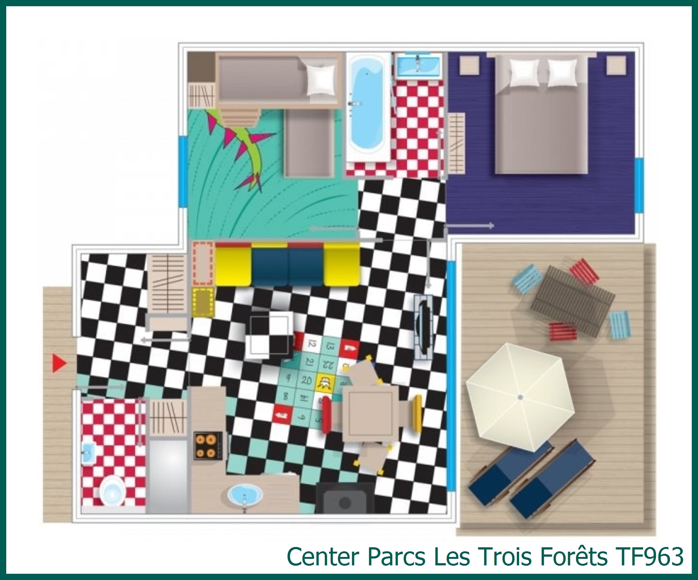 Märchen aus dem Königreich-Ferienhaus TF963 in Les Trois Forêts