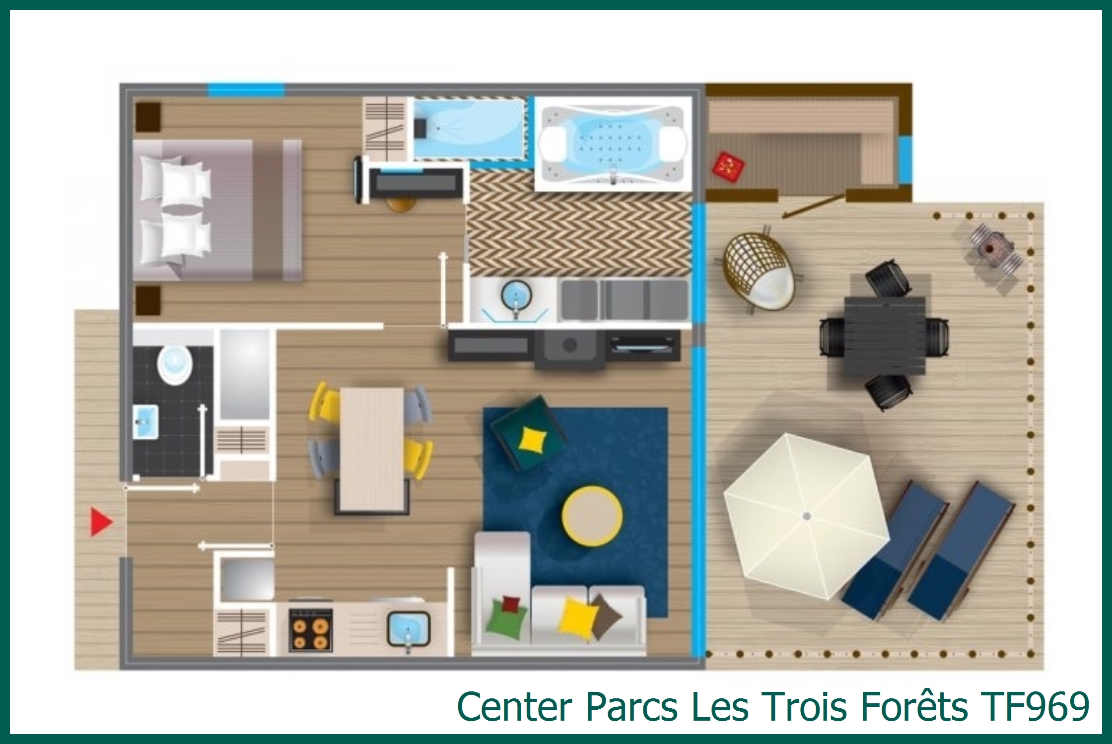 Exclusive-Ferienhaus TF969 in Les Trois Forêts