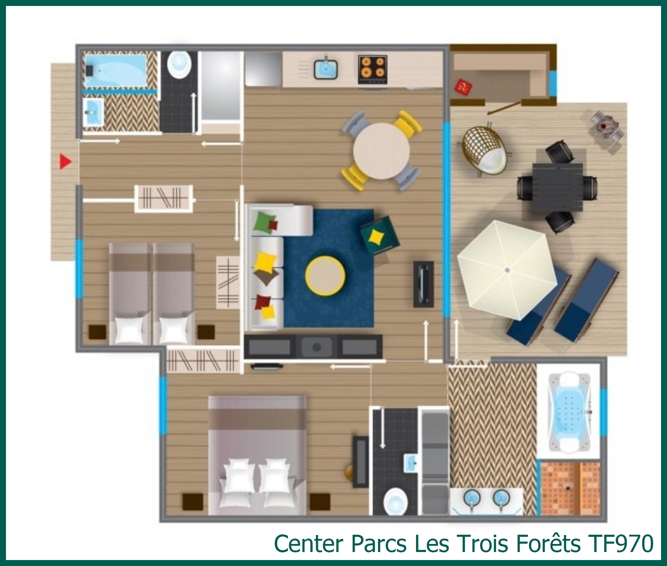 Exclusive-Ferienhaus TF970 in Les Trois Forêts