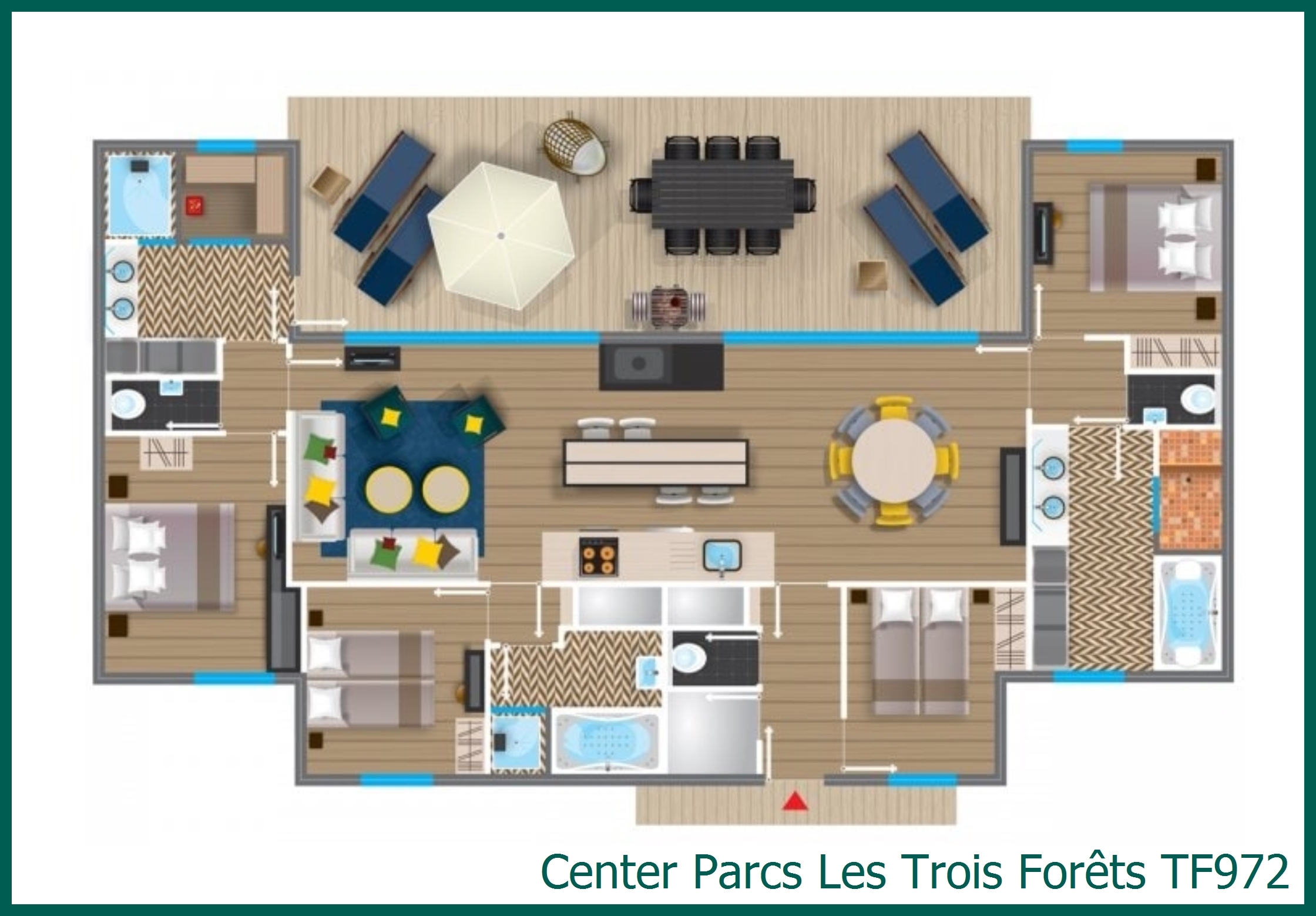 Exclusive-Ferienhaus TF972 in Les Trois Forêts
