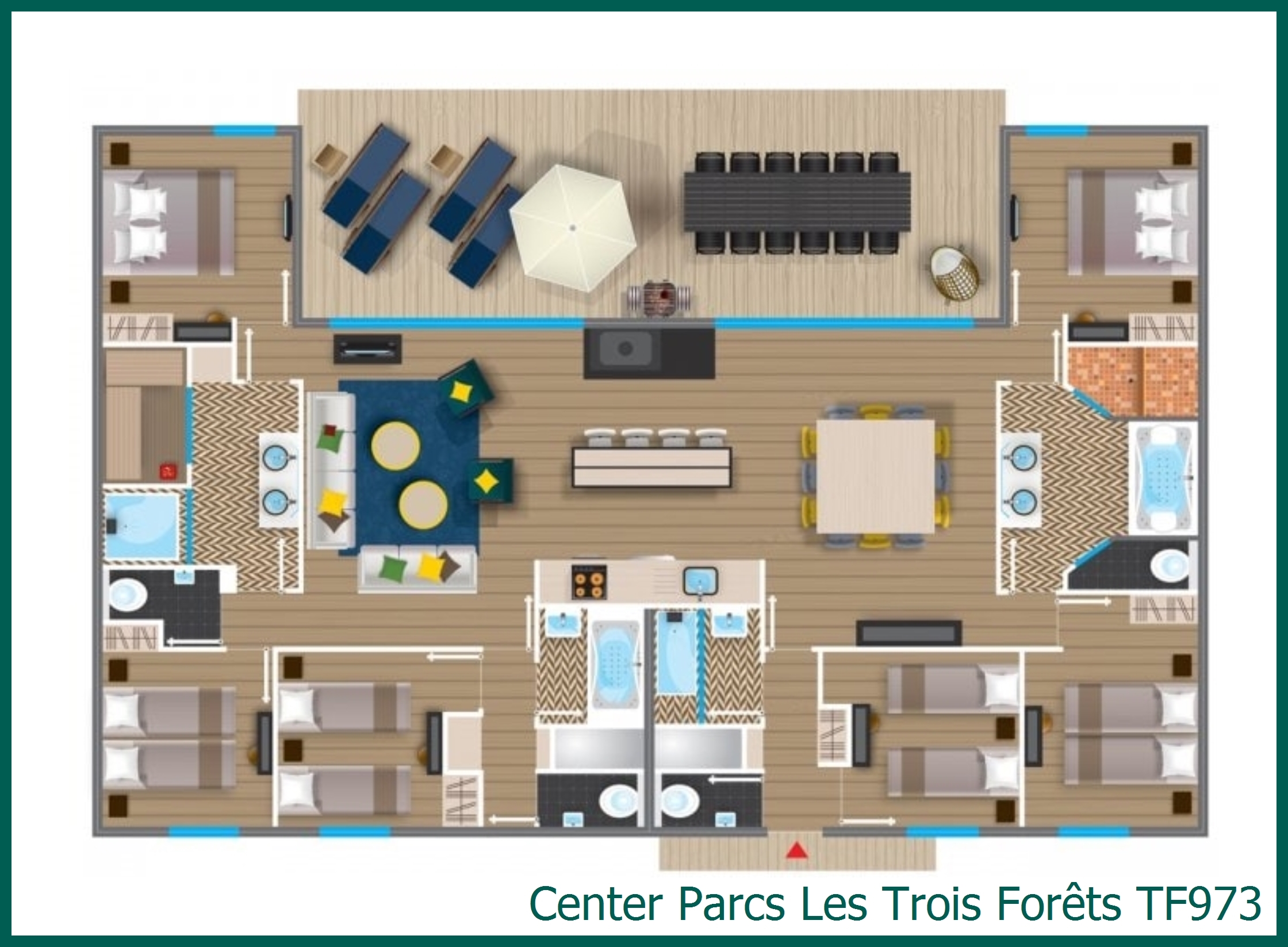 Exclusive-Ferienhaus TF973 in Les Trois Forêts