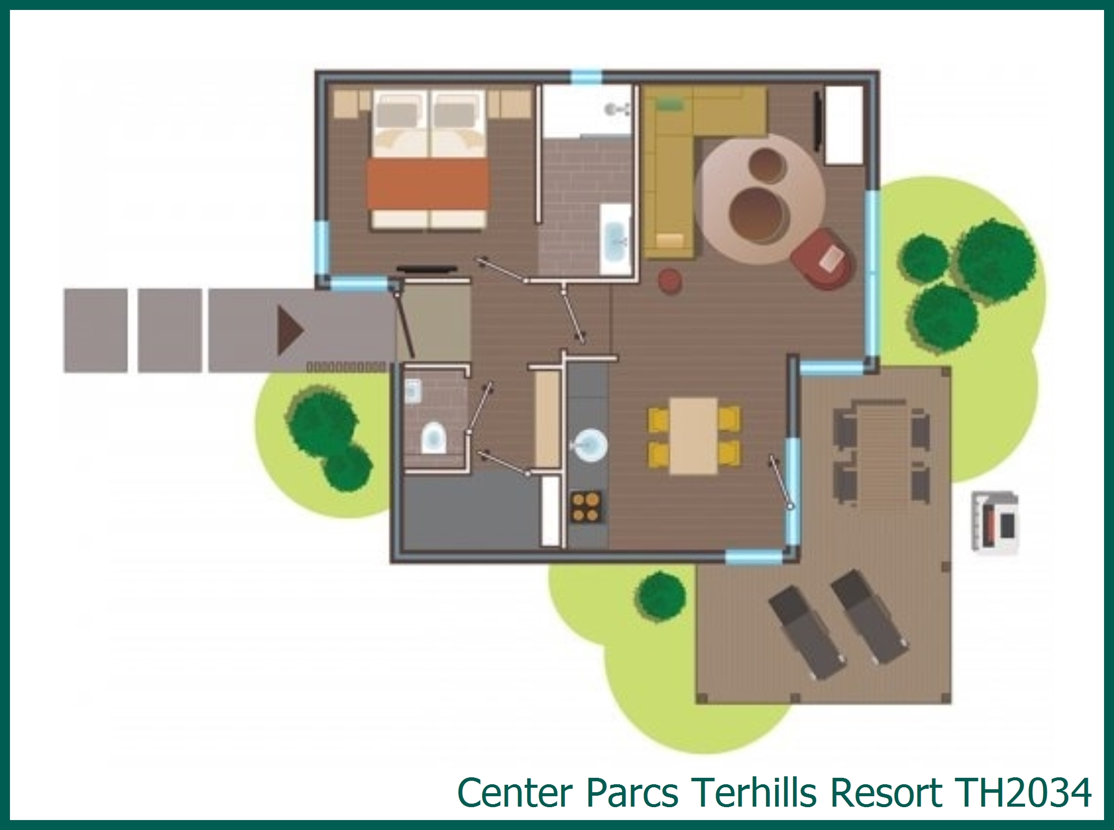 VIP-Ferienhaus TH2034 in Terhills Resort