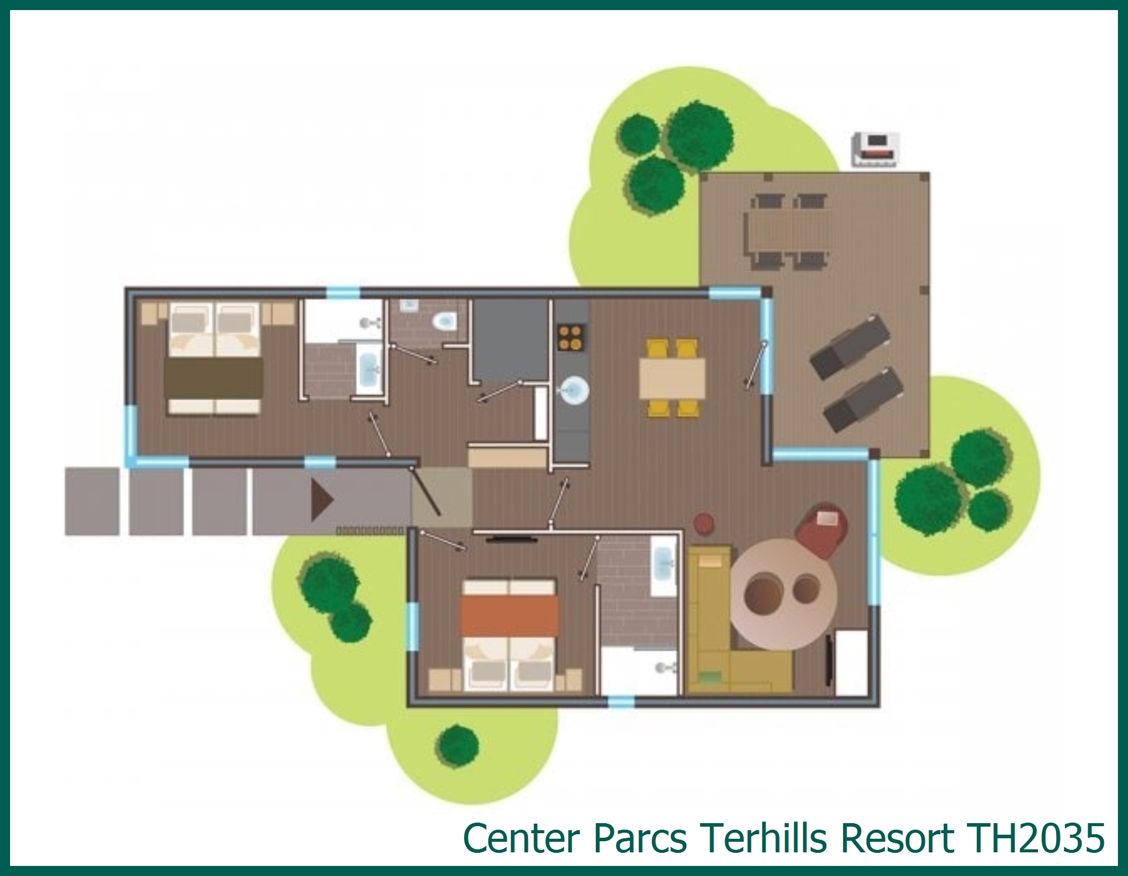 VIP-Ferienhaus TH2035 in Terhills Resort