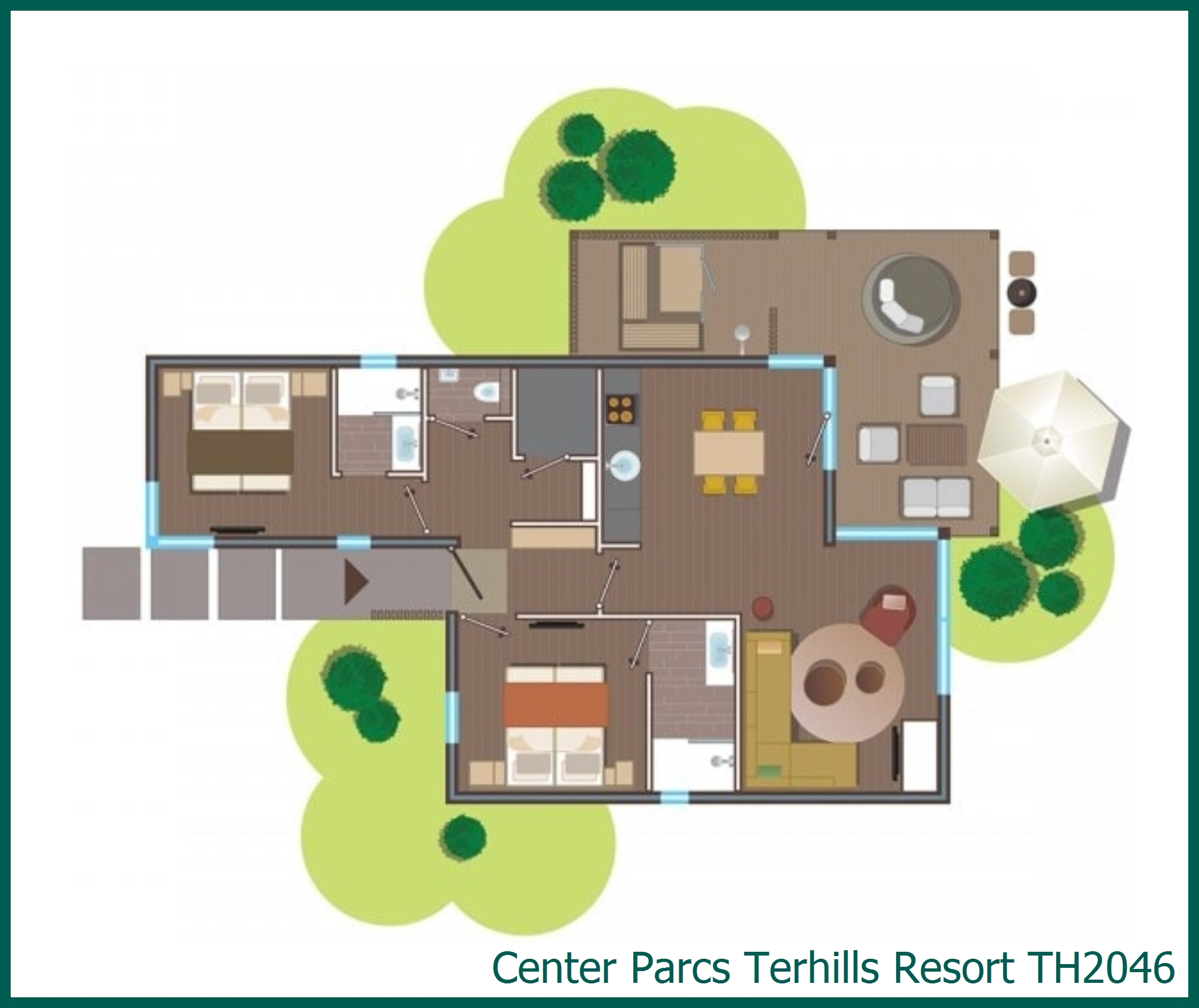 Exclusive-Ferienhaus TH2046 in Terhills Resort