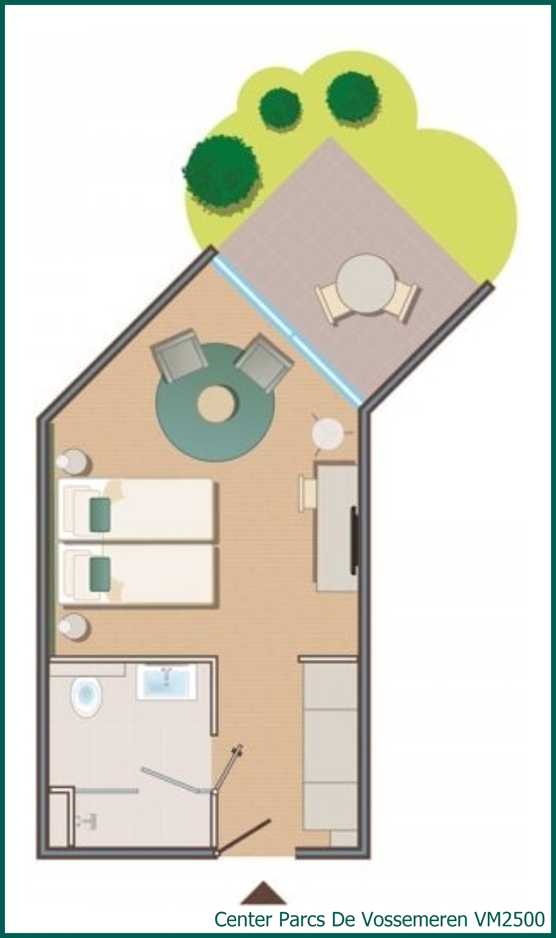 Hotelzimmer VM2500 in De Vossemeren