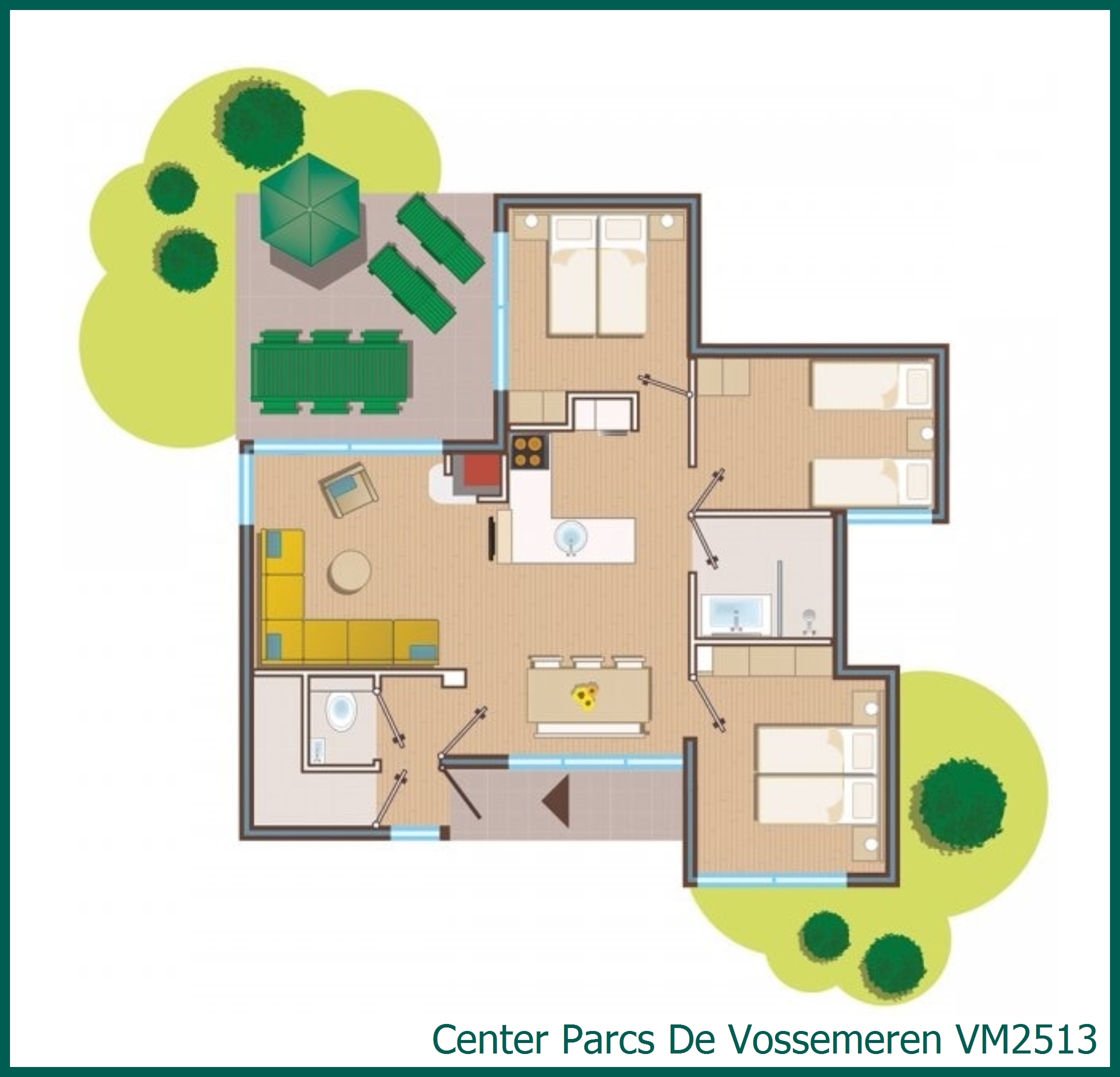 Comfort-Ferienhaus VM2513 in De Vossemeren