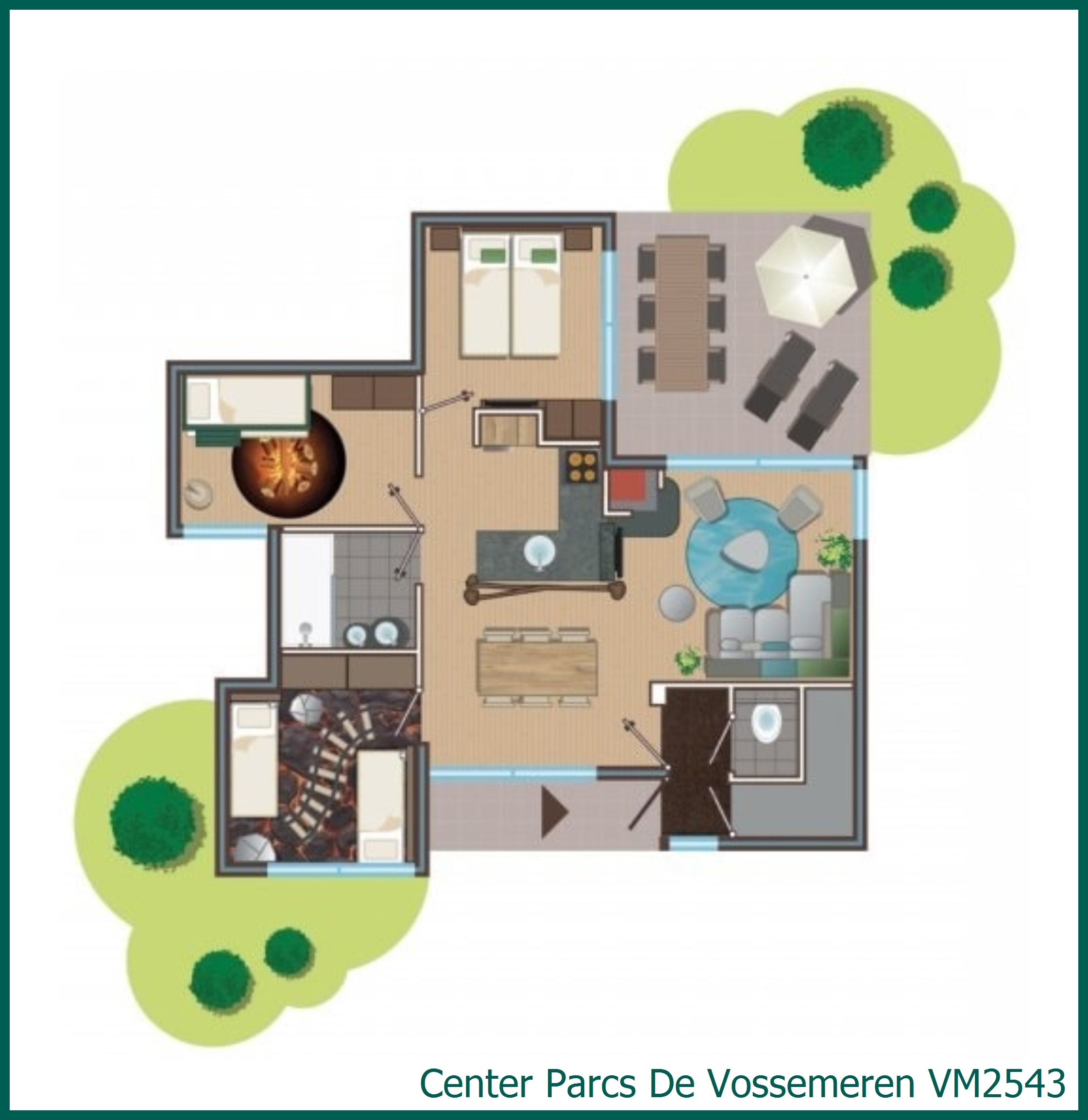 Naturwunder-Ferienhaus VM2543 in De Vossemeren